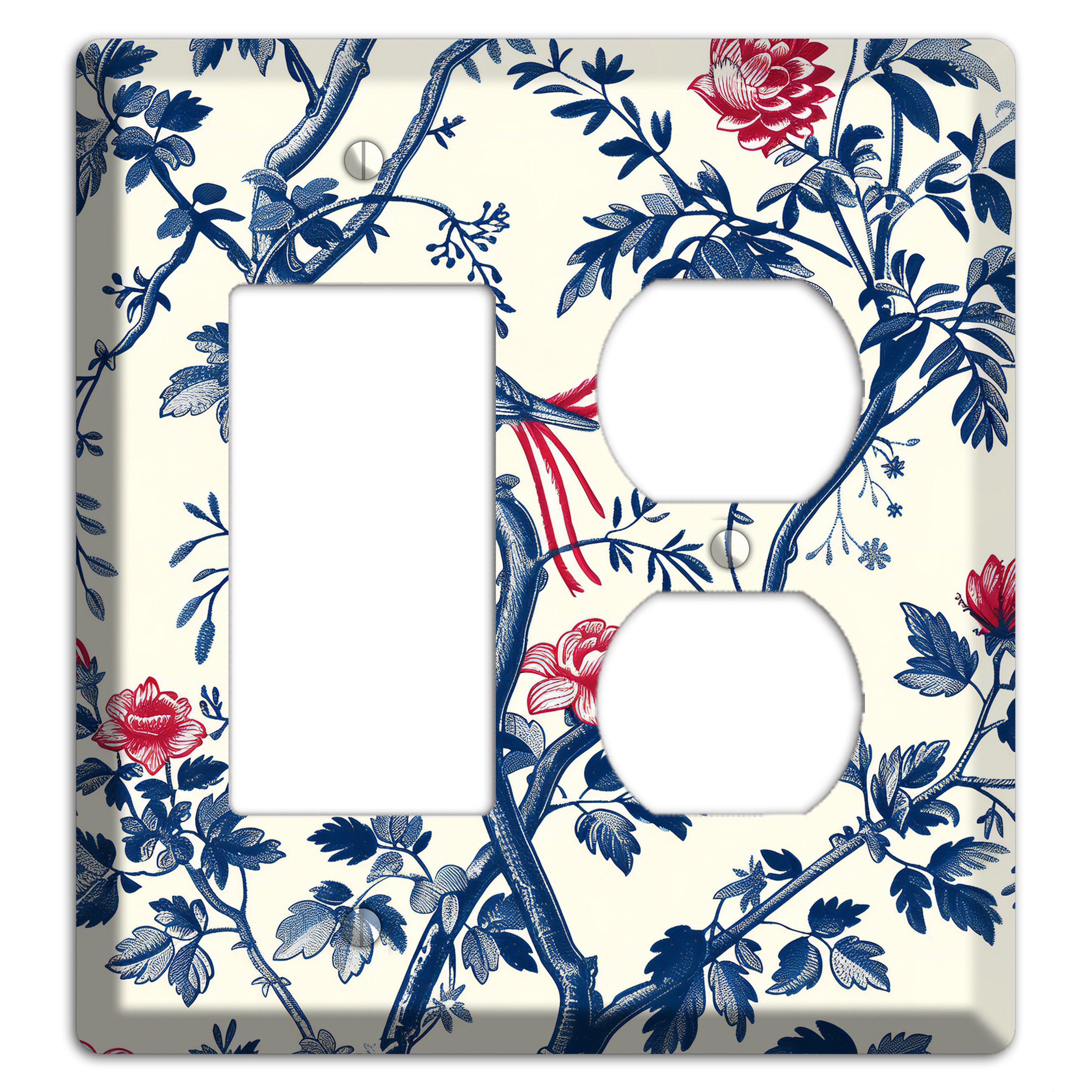 Crimson Wing Reverie Rocker / Duplex Wallplate