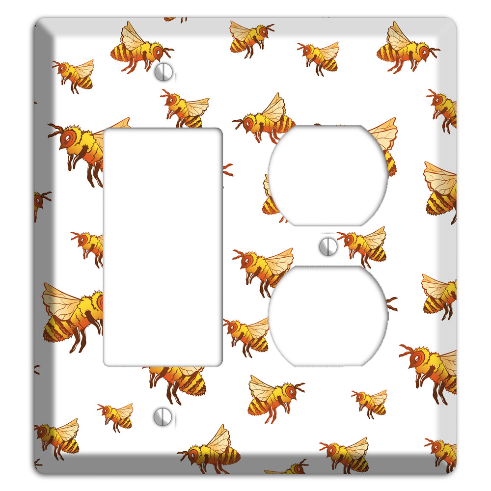 Golden Swarm Dance Rocker / Duplex Wallplate