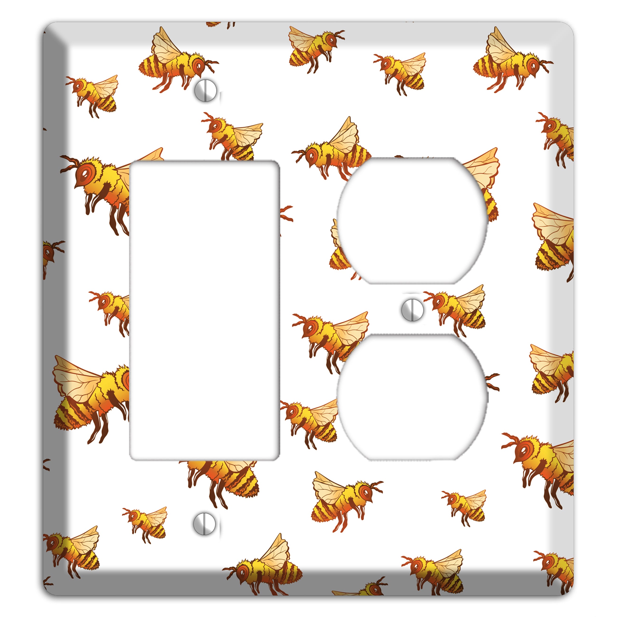 Golden Swarm Dance Rocker / Duplex Wallplate