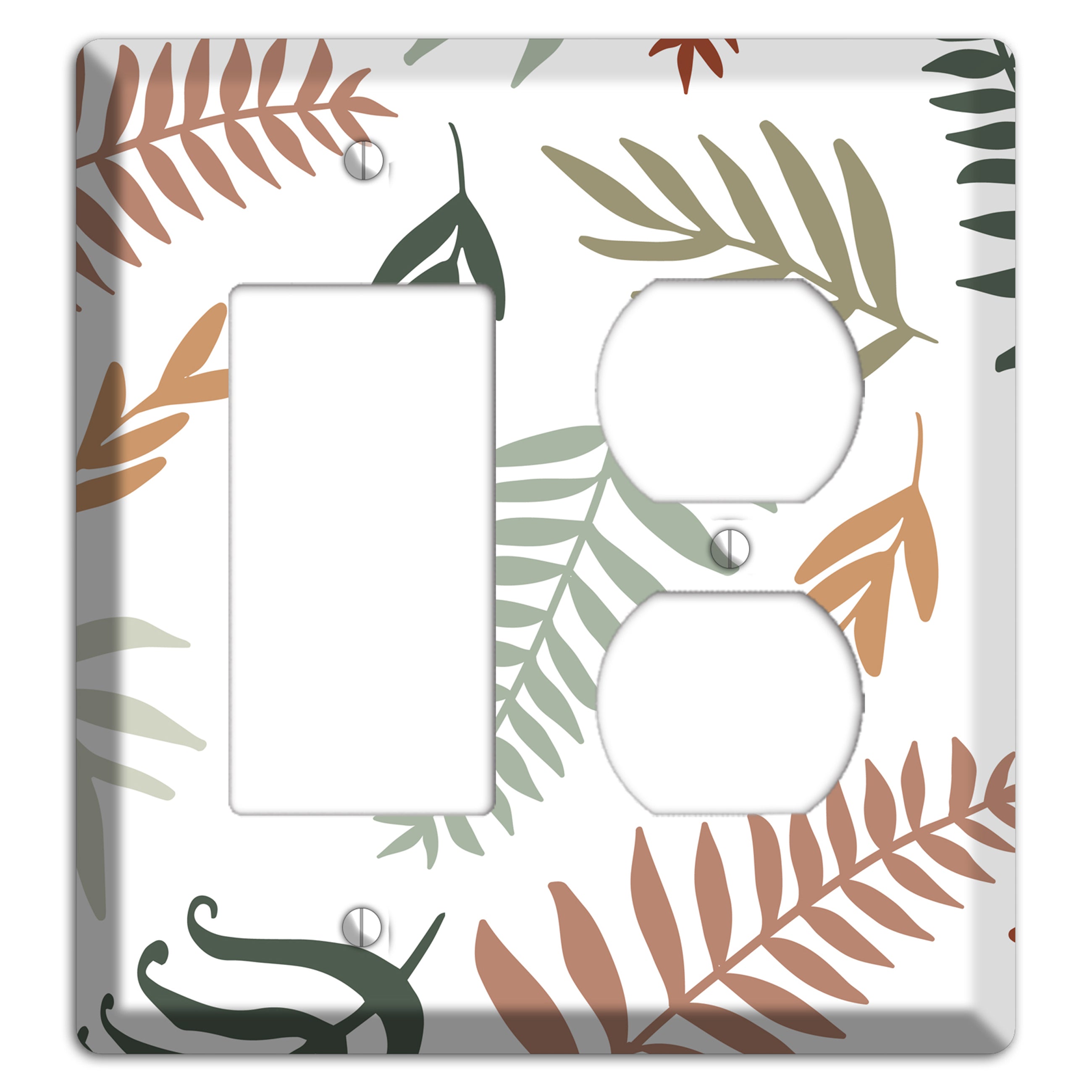 Foliage Adrift Rocker / Duplex Wallplate