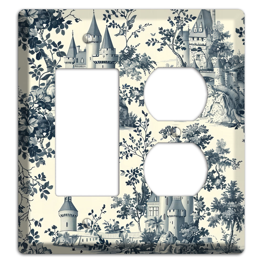 Castle & Crown Rocker / Duplex Wallplate