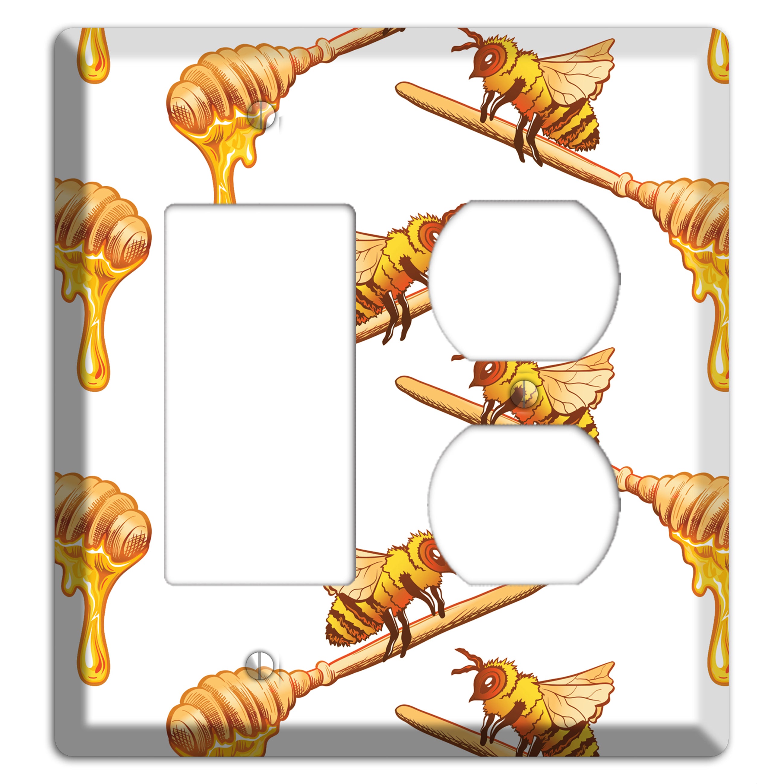 Honey Dipper Scatter Rocker / Duplex Wallplate