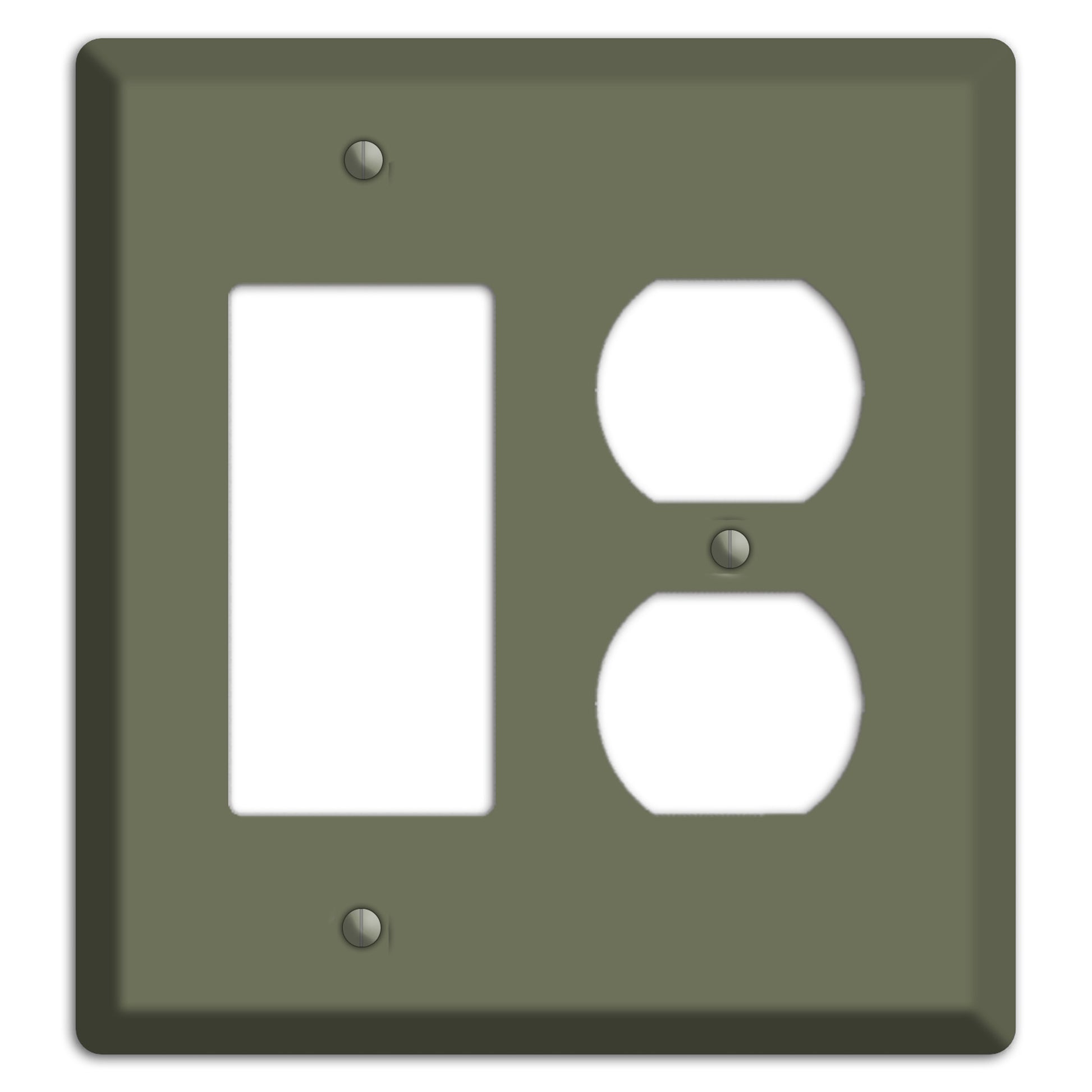 Baxter Eucalyptus Rocker / Duplex Wallplate