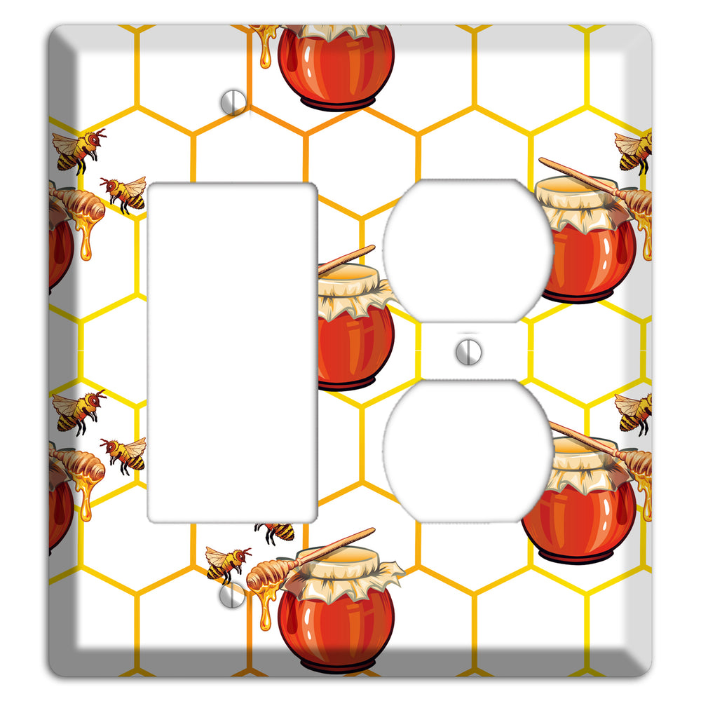 Honeypot & Hive Rocker / Duplex Wallplate