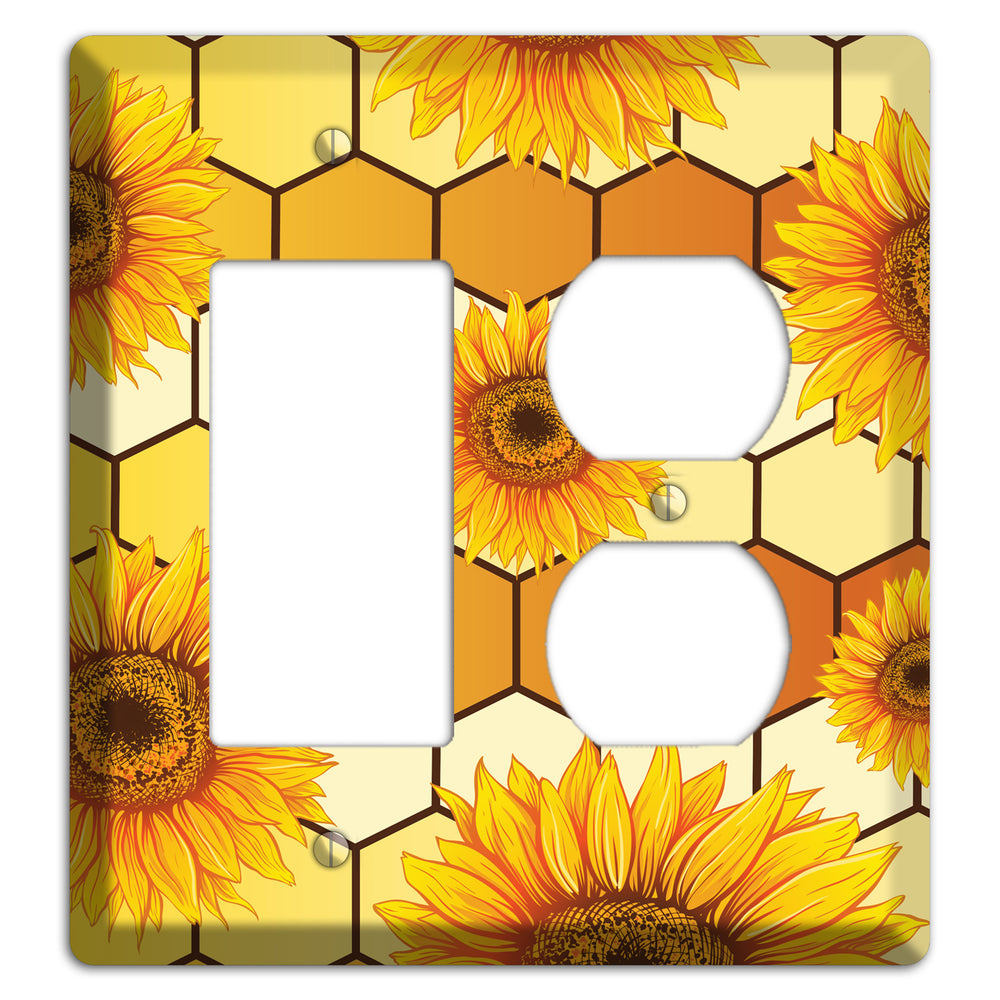 Honeycomb Solstice Rocker / Duplex Wallplate