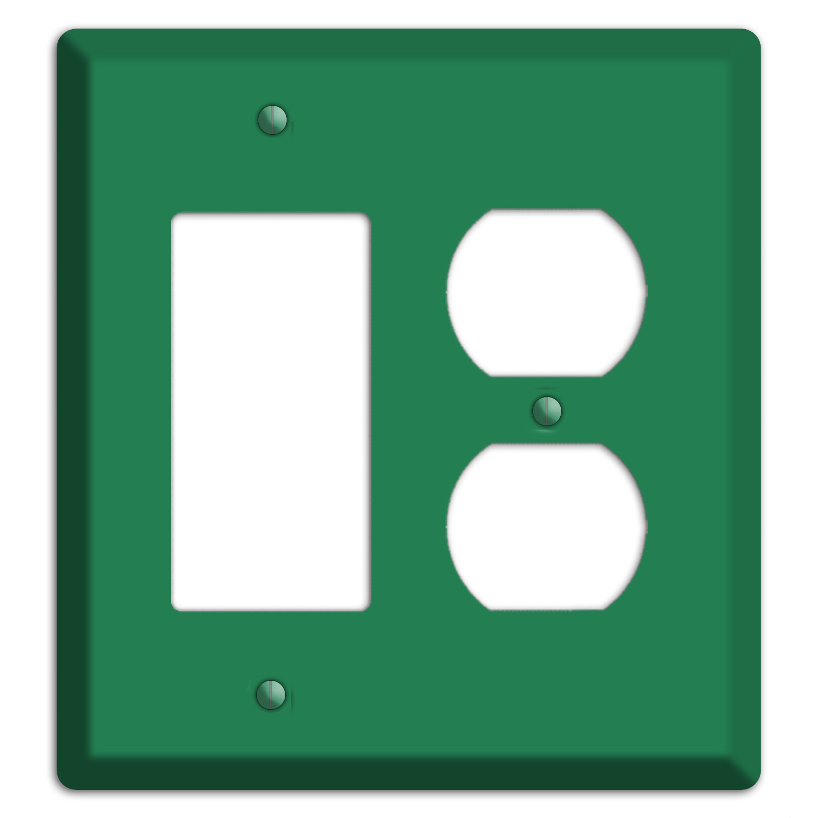 Baxter Simply Green Rocker / Duplex Wallplate