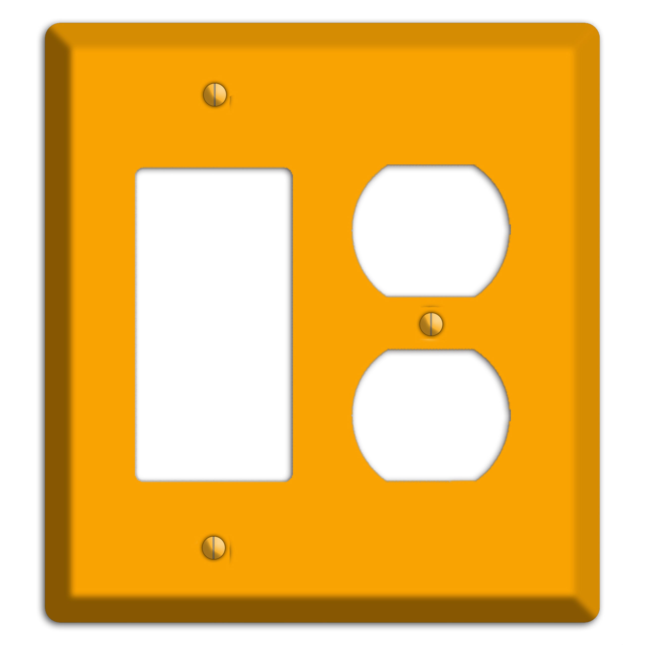 Baxter Mustard Rocker / Duplex Wallplate