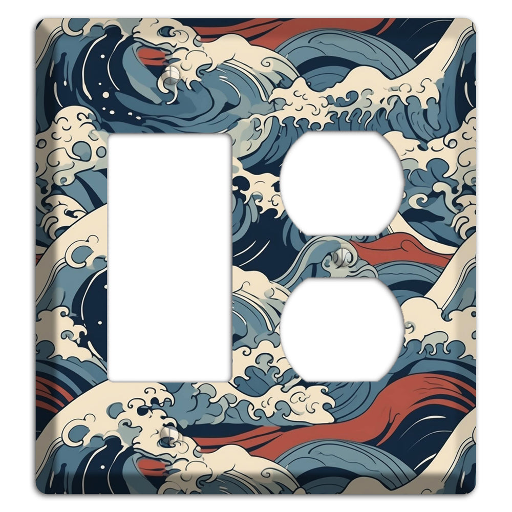 Crashing Tide Fury Rocker / Duplex Wallplate