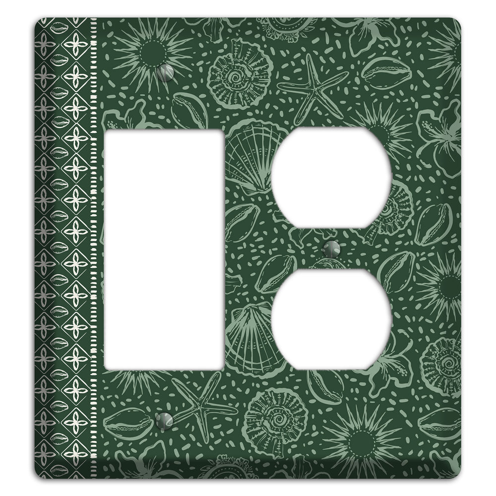 Emerald Tide Reliquary Rocker / Duplex Wallplate