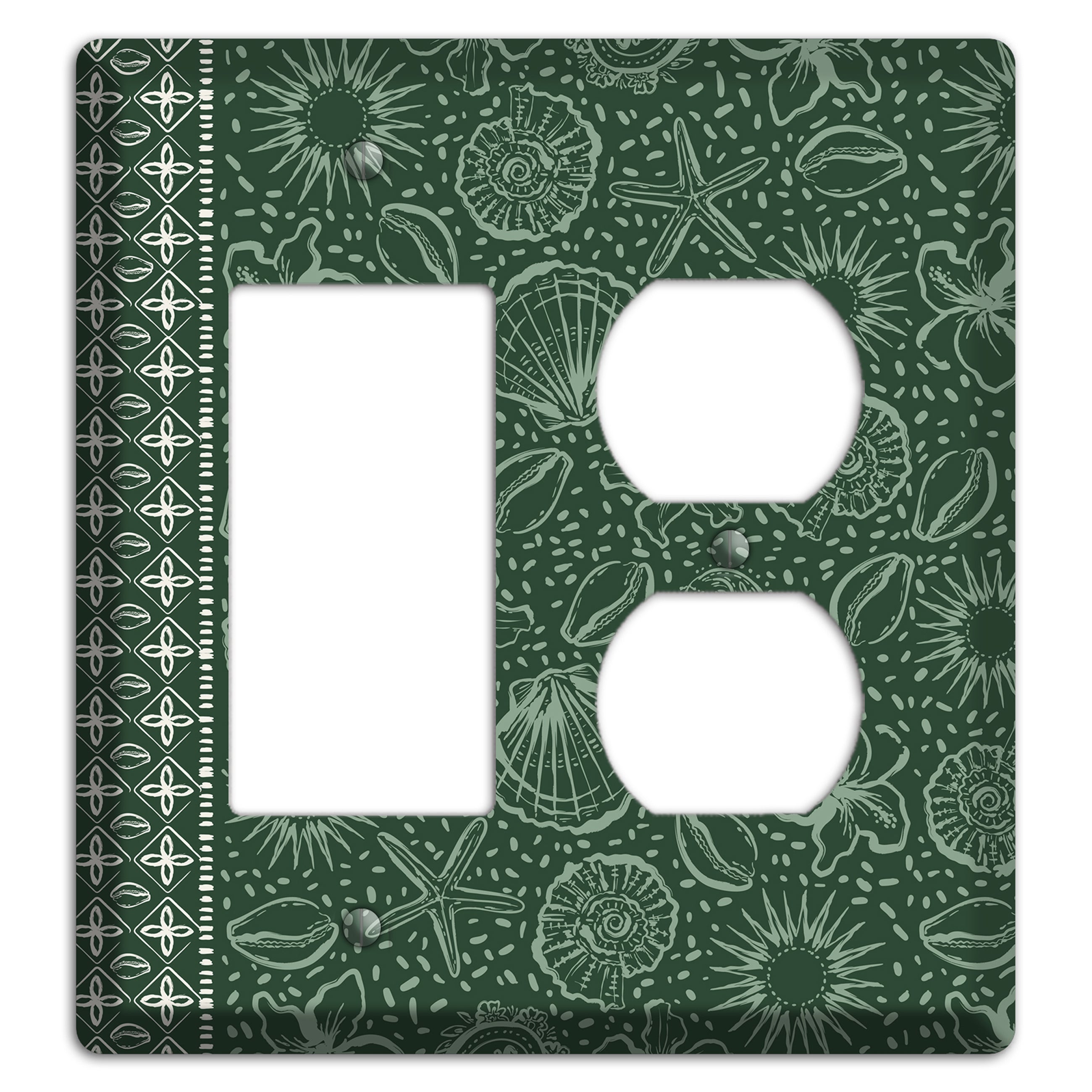 Emerald Tide Reliquary Rocker / Duplex Wallplate