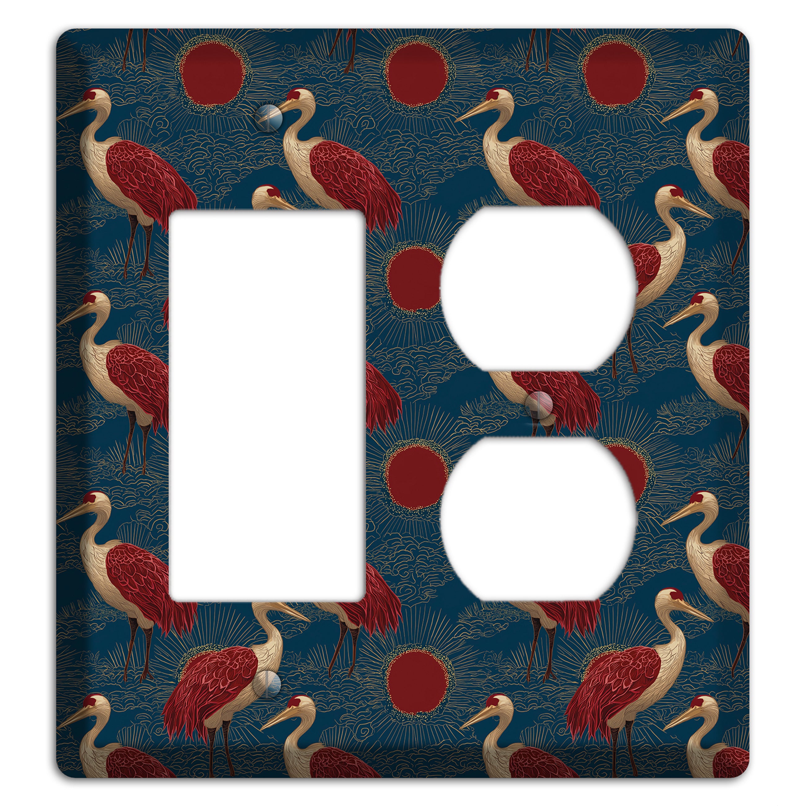 Indigo Sun Vigil Rocker / Duplex Wallplate