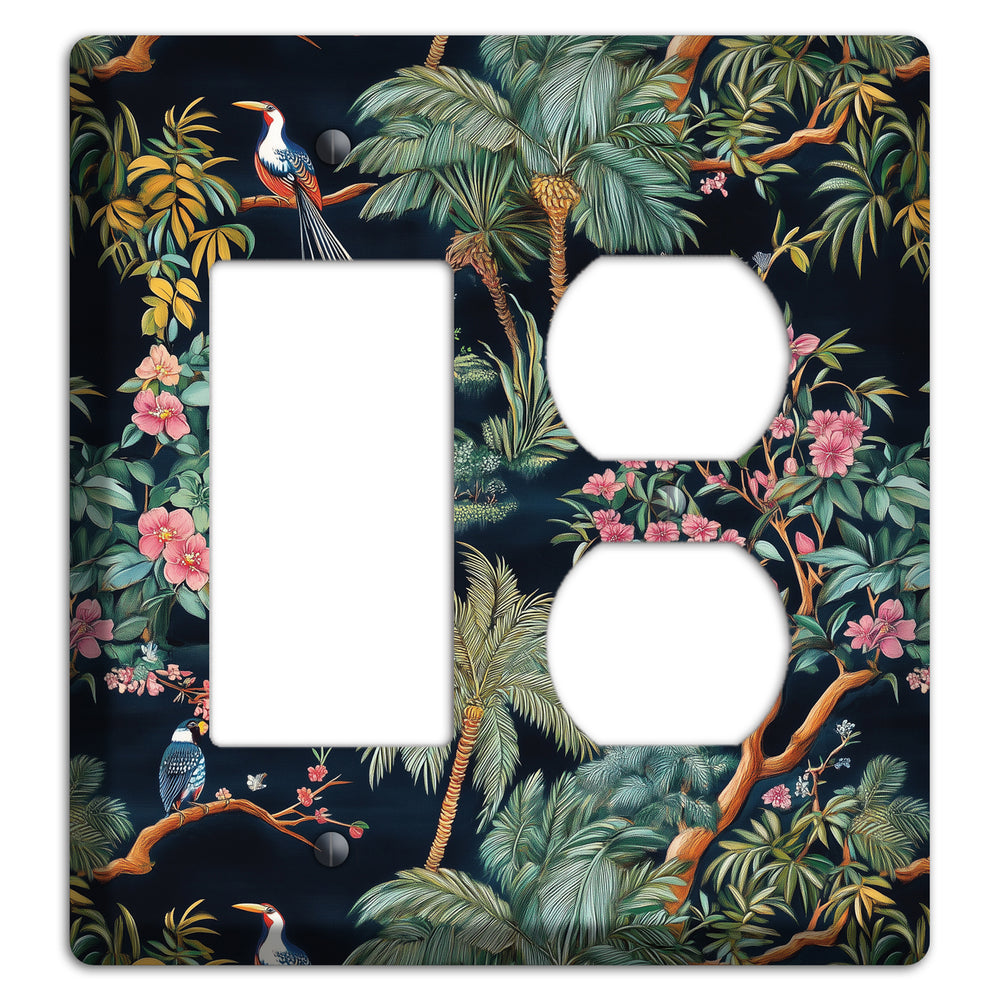 Jungle Nocturne Rocker / Duplex Wallplate
