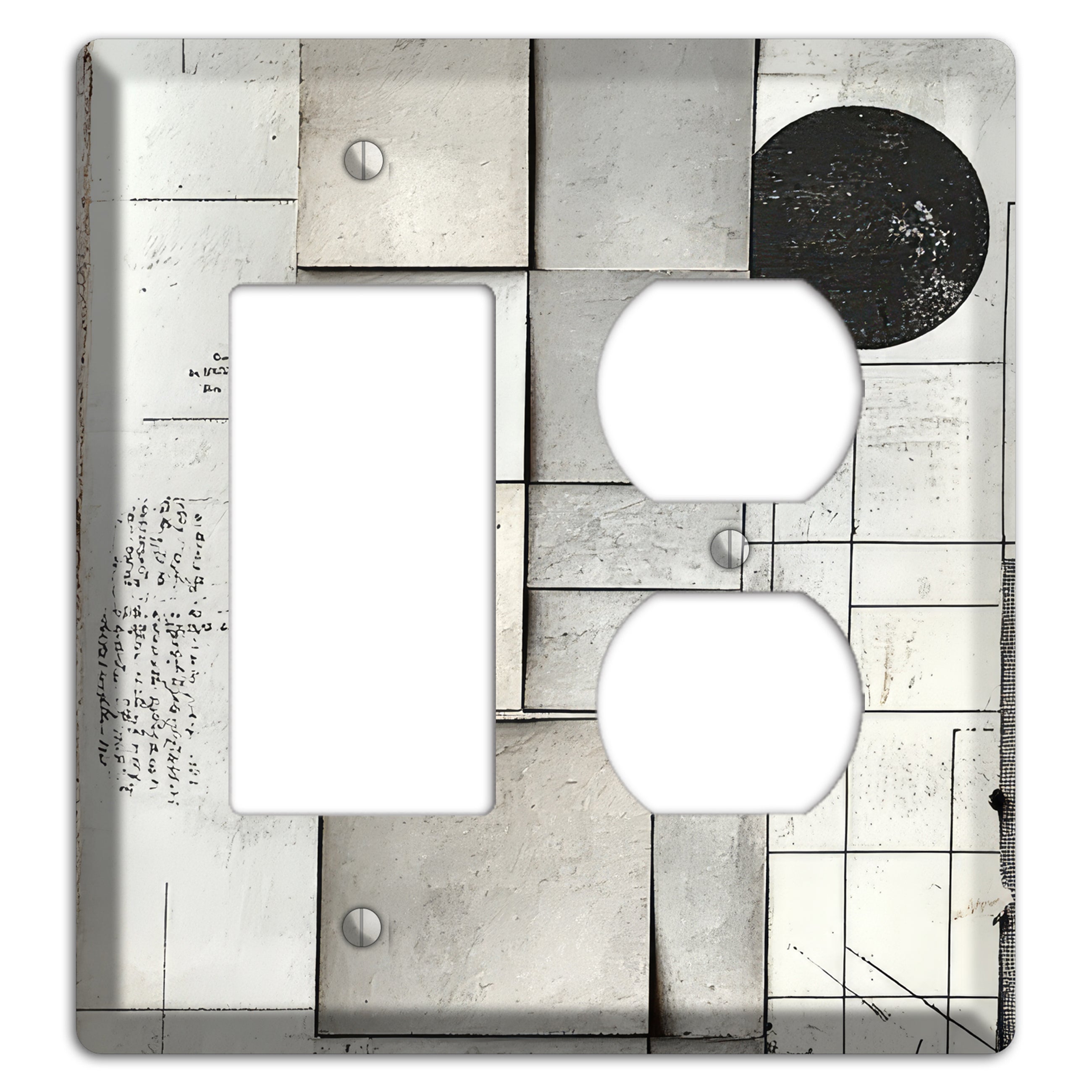 Cartographer's Quiet Ruin Rocker / Duplex Wallplate