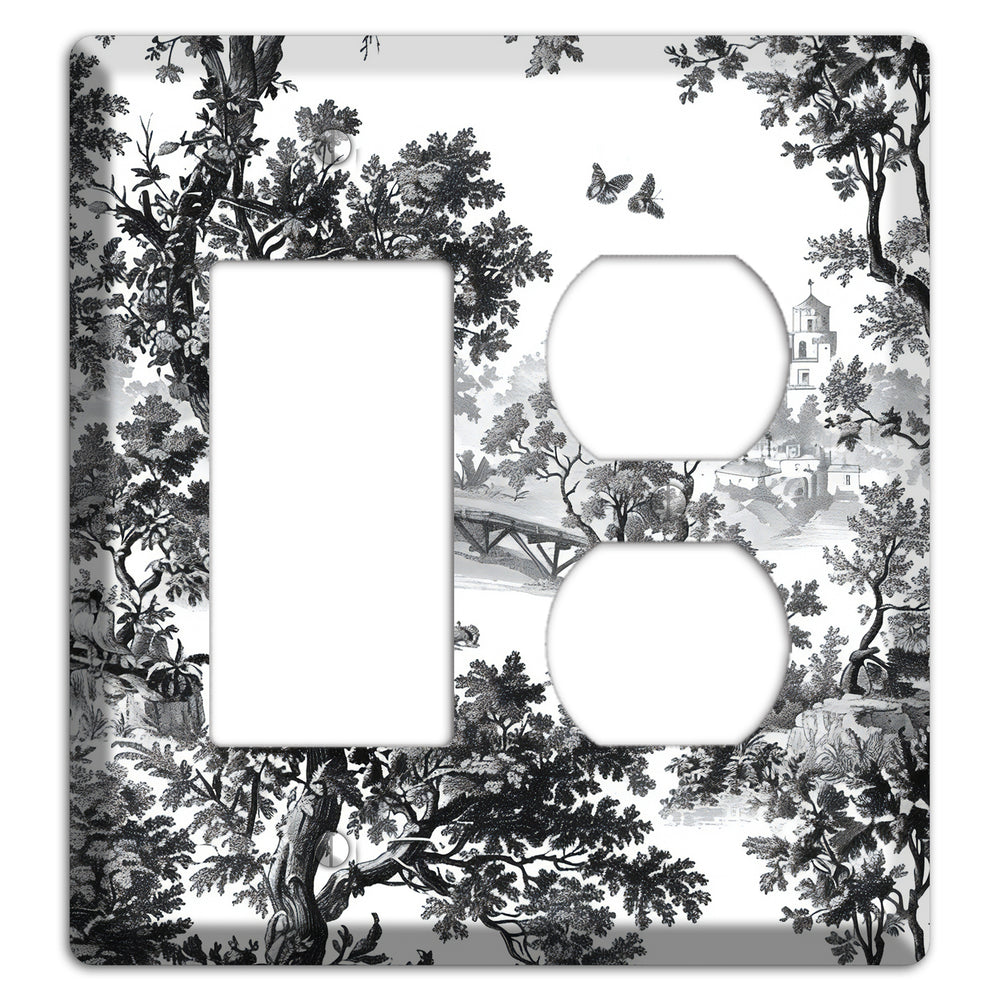 Woodland Chapel Mist Rocker / Duplex Wallplate