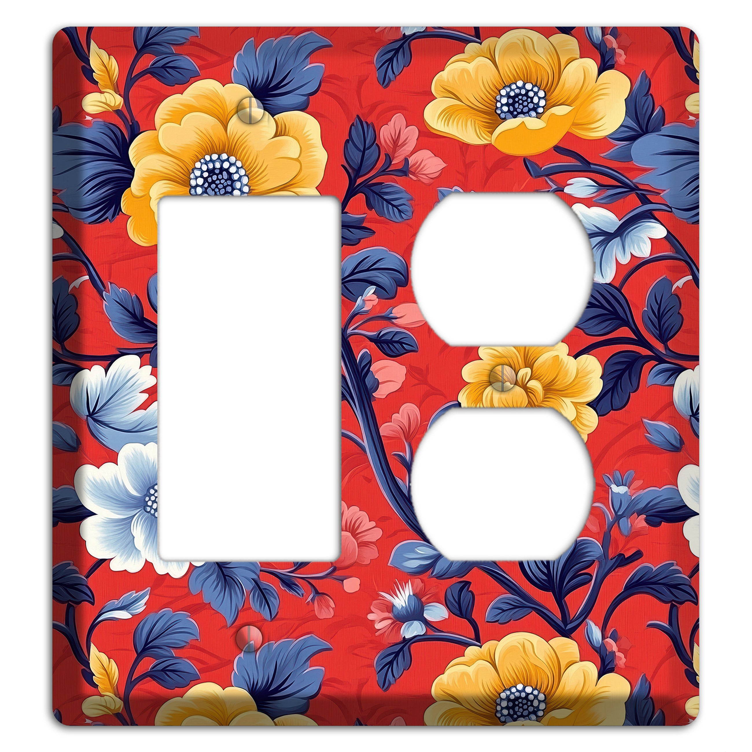 Scarlet Garden Reverie Rocker / Duplex Wallplate