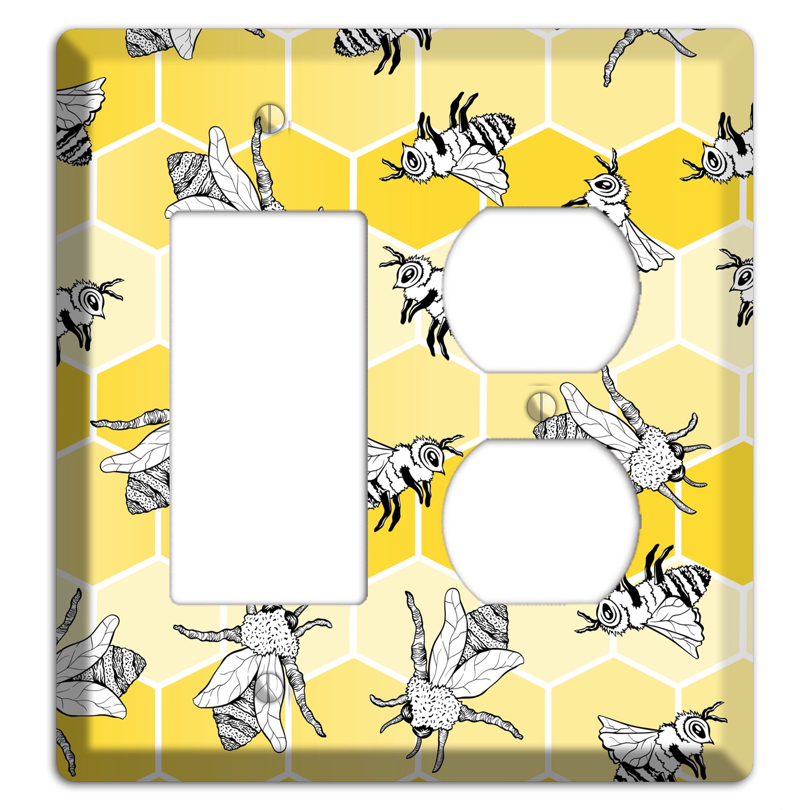 Hive Mind Scatter Rocker / Duplex Wallplate