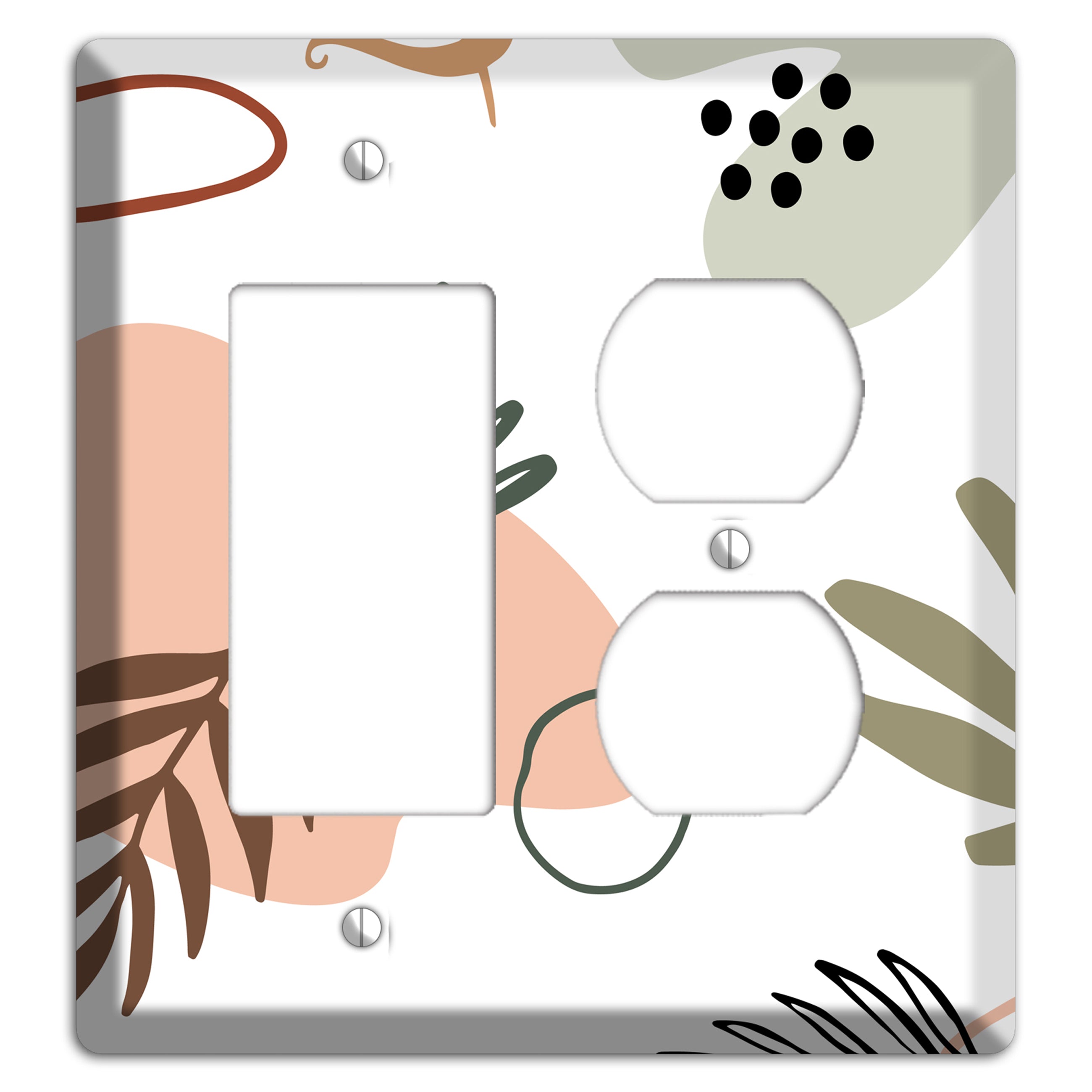 Botanical Scatter Rocker / Duplex Wallplate