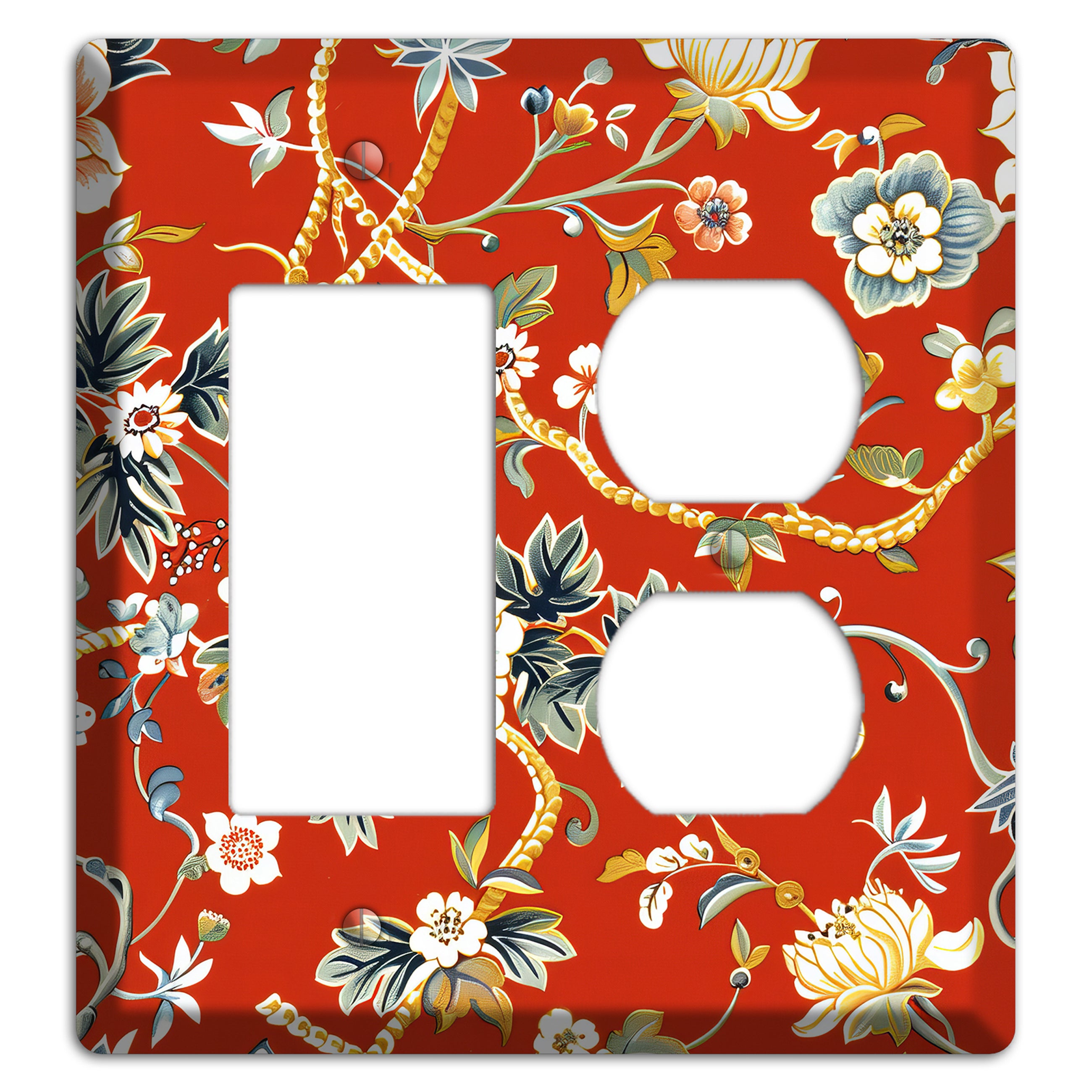 Crimson Garden Reverie Rocker / Duplex Wallplate