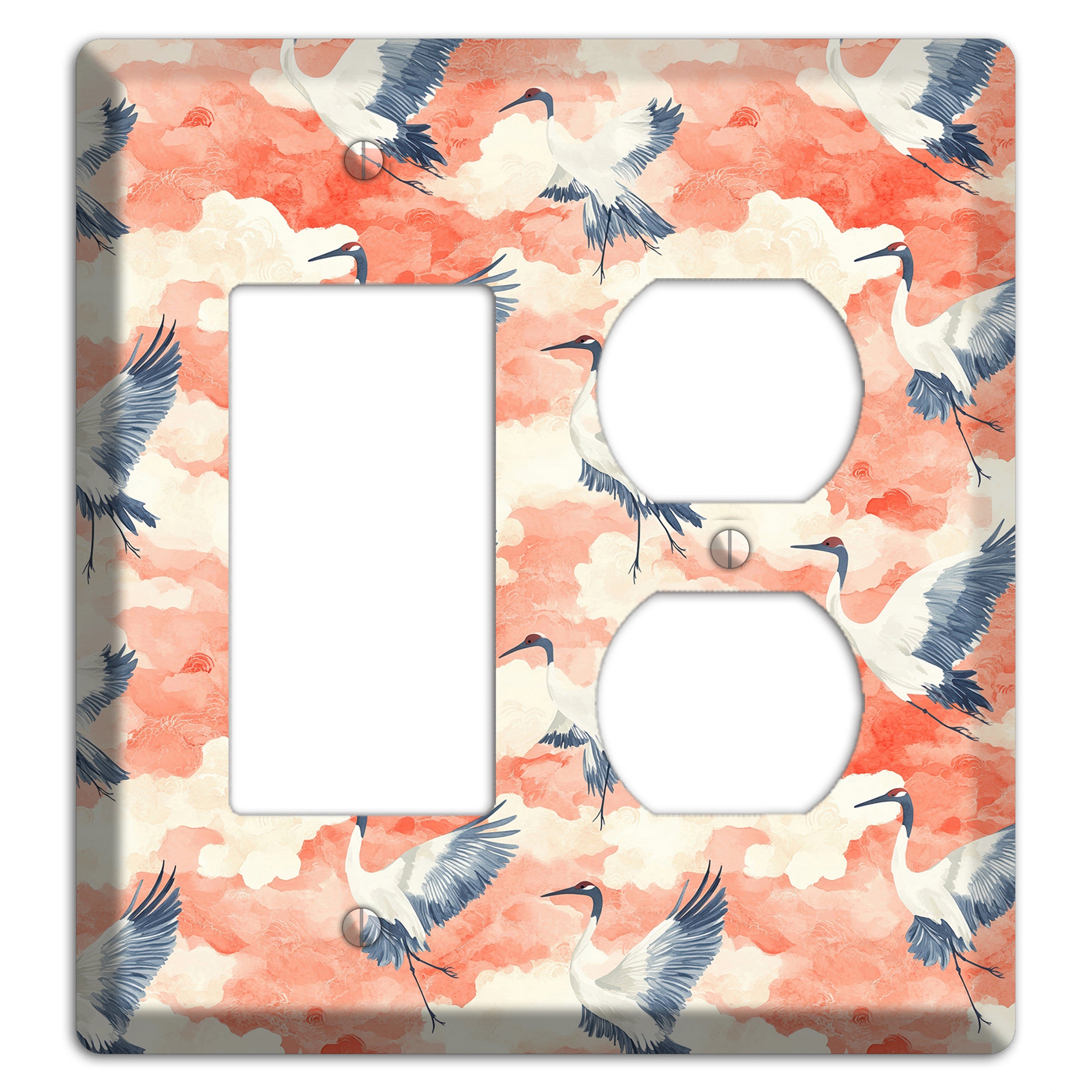 Coral Sky Migration Rocker / Duplex Wallplate