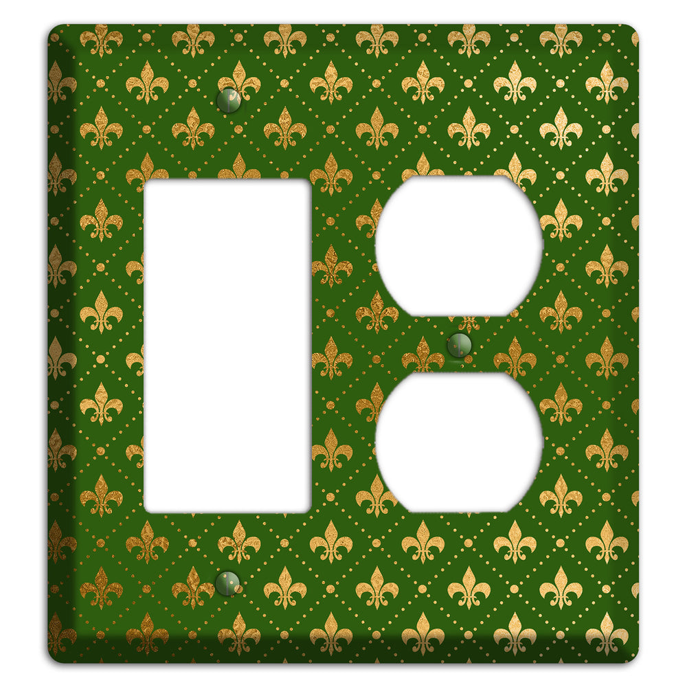 Gilded Grove Rocker / Duplex Wallplate