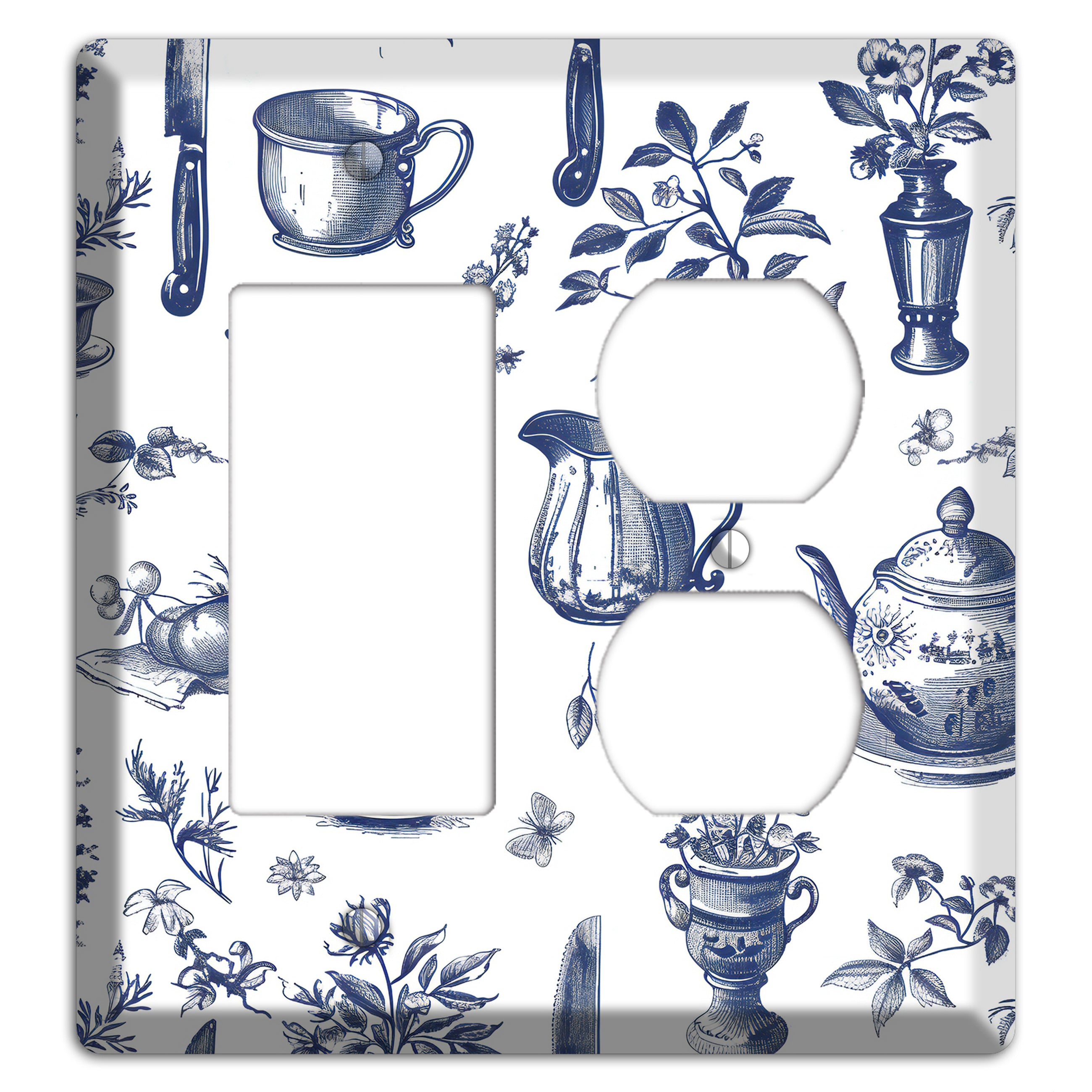Pantry & Petals Rocker / Duplex Wallplate