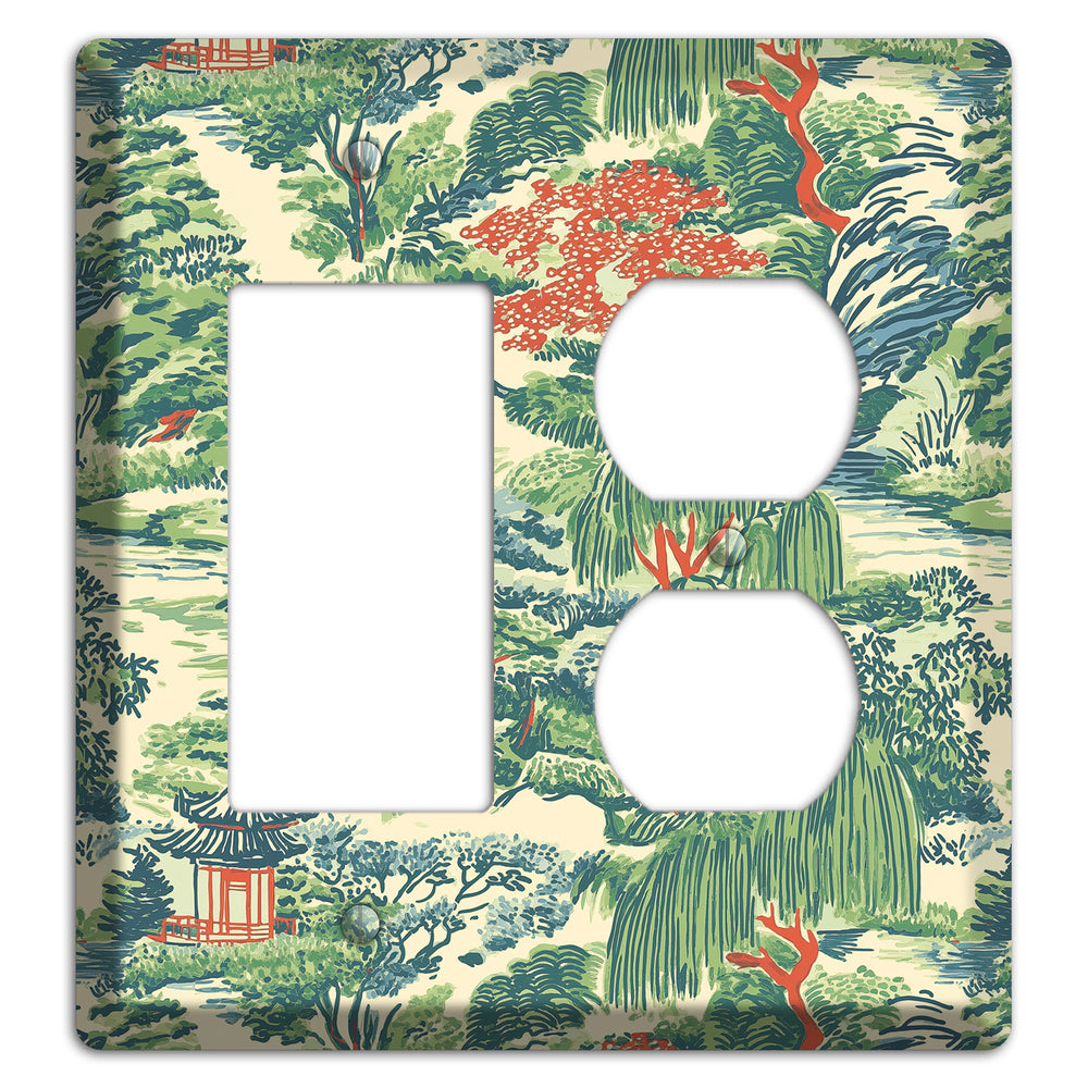Pavilion & Willow Rocker / Duplex Wallplate