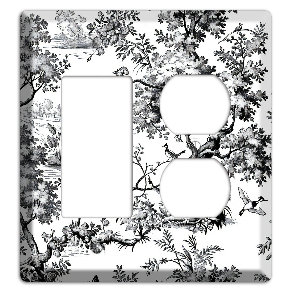 Pastoral Ink Reverie Rocker / Duplex Wallplate