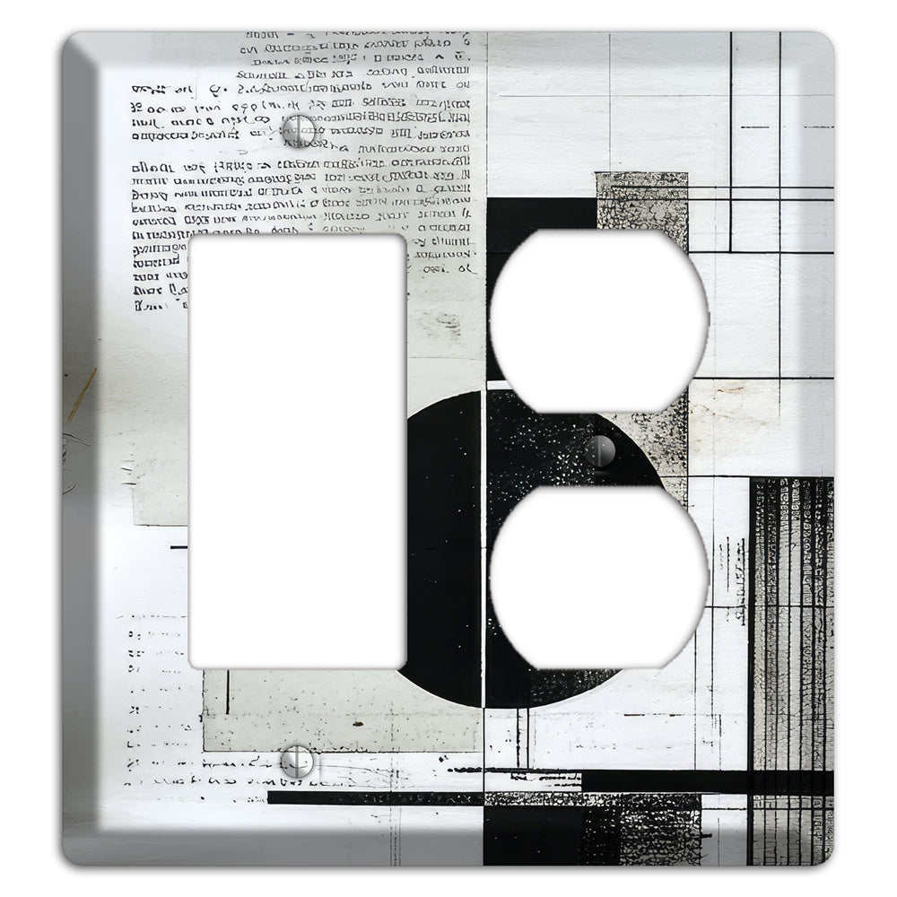 Cartographer's Dream Rocker / Duplex Wallplate