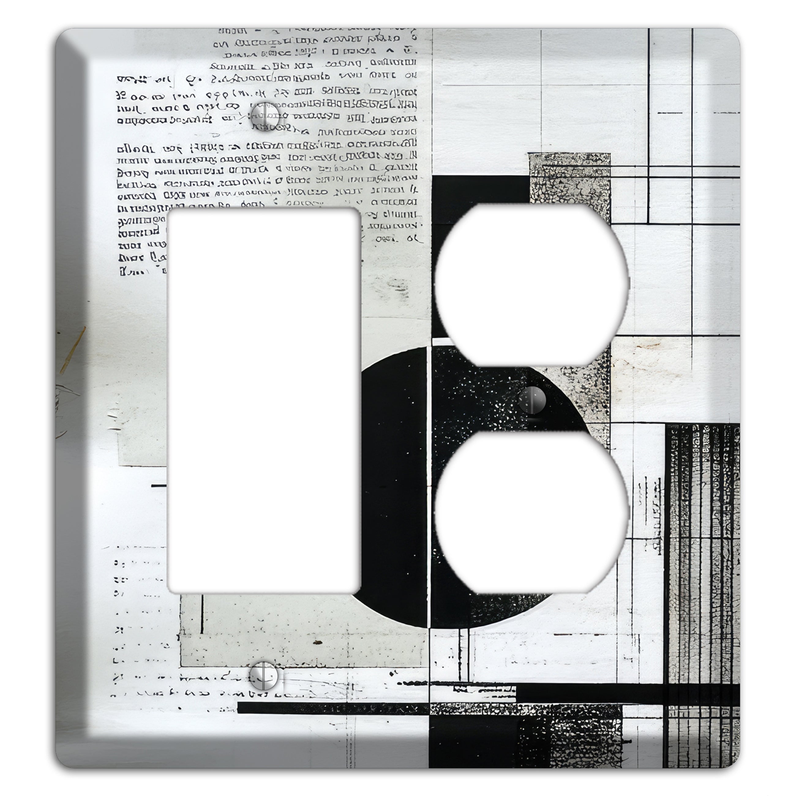 Cartographer's Dream Rocker / Duplex Wallplate