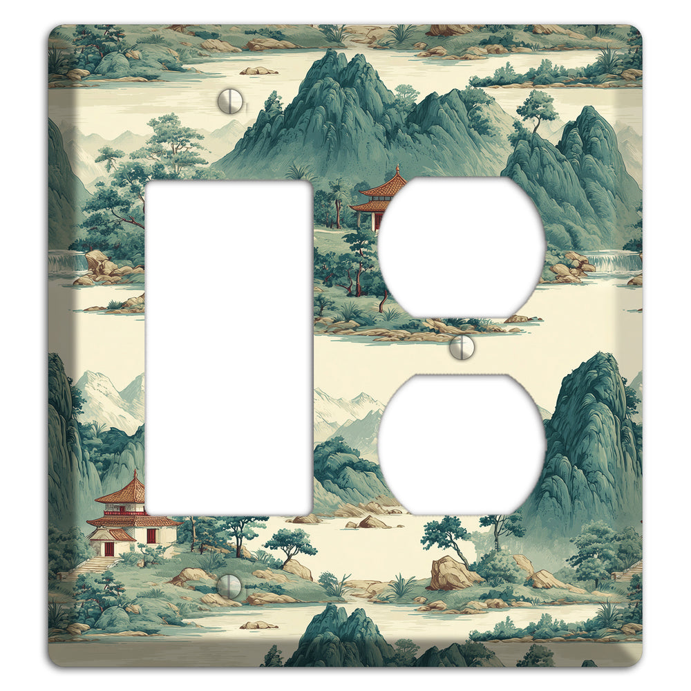 Mist & Pavilion Rocker / Duplex Wallplate