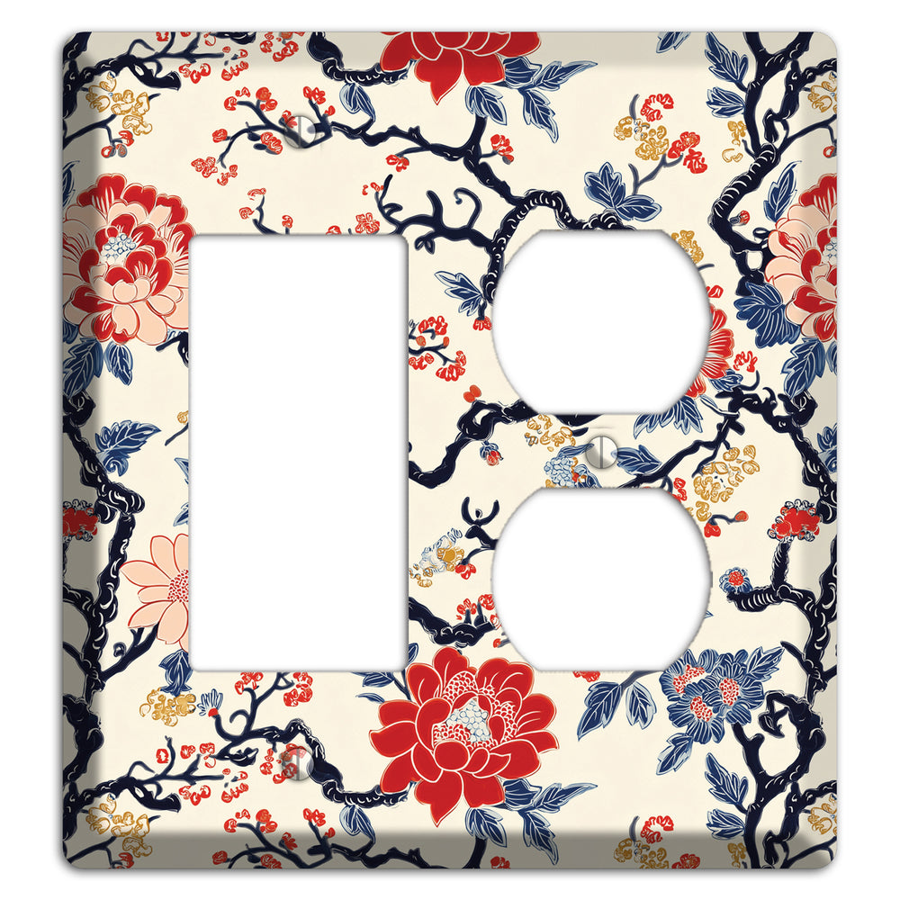 Crimson Branch Reverie Rocker / Duplex Wallplate