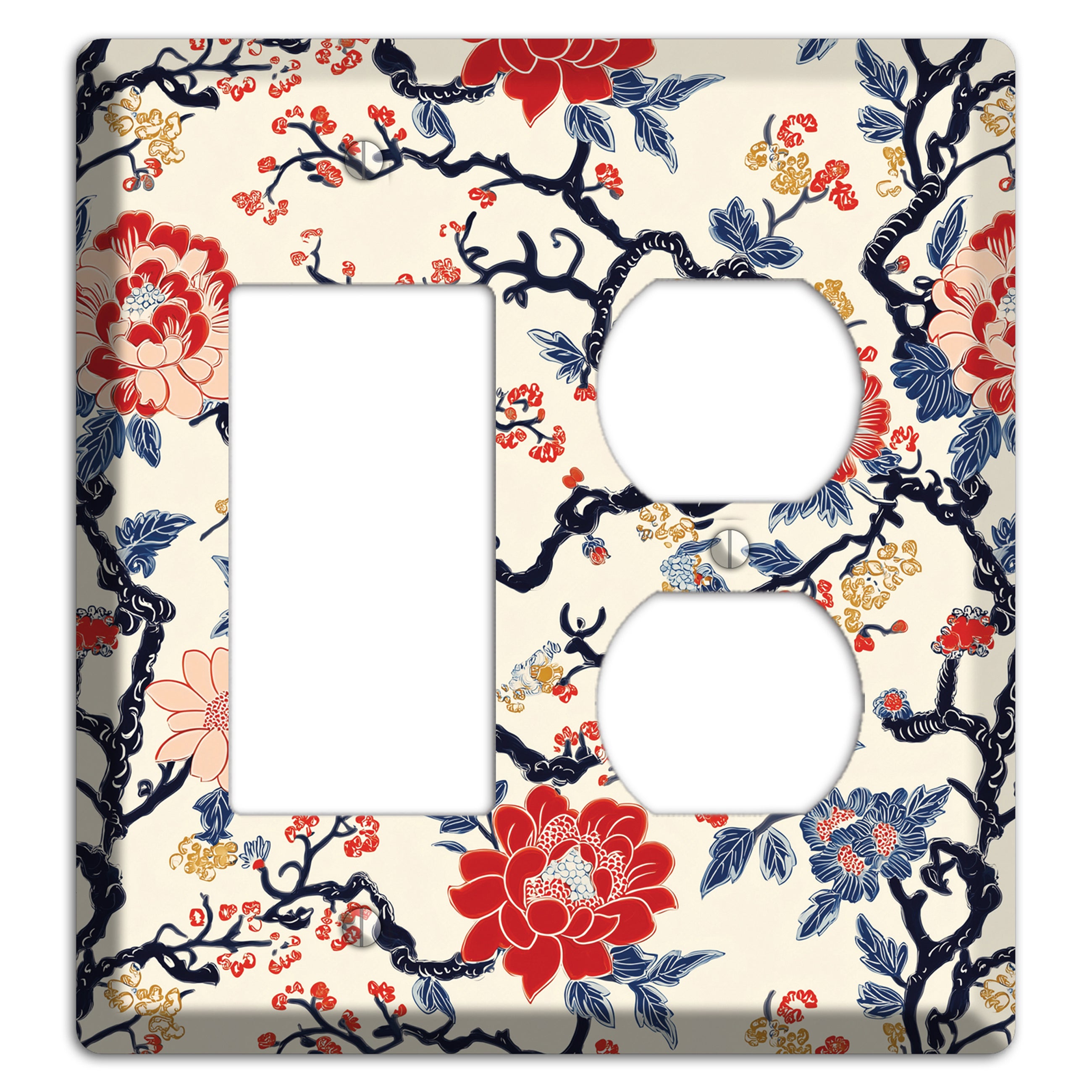 Crimson Branch Reverie Rocker / Duplex Wallplate