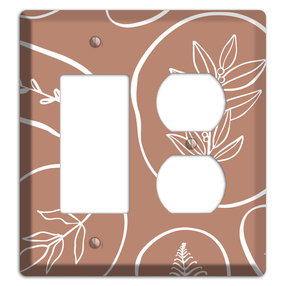 Pressed & Preserved Rocker / Duplex Wallplate