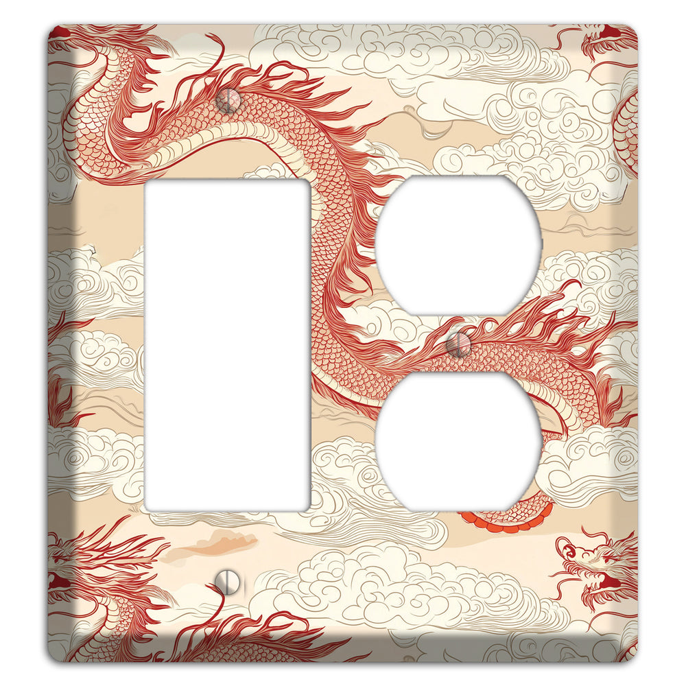 Celestial Dragon Dance Rocker / Duplex Wallplate