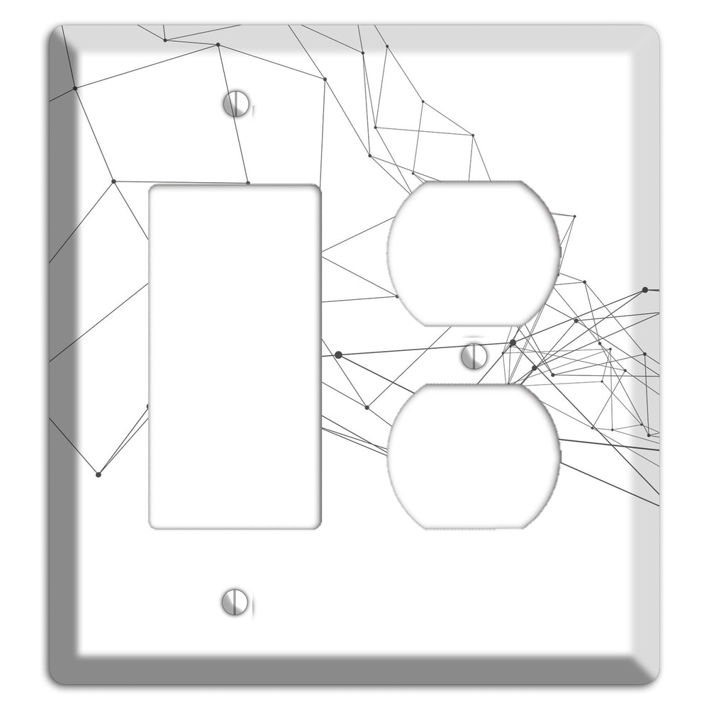 Gossamer Transit Map Rocker / Duplex Wallplate
