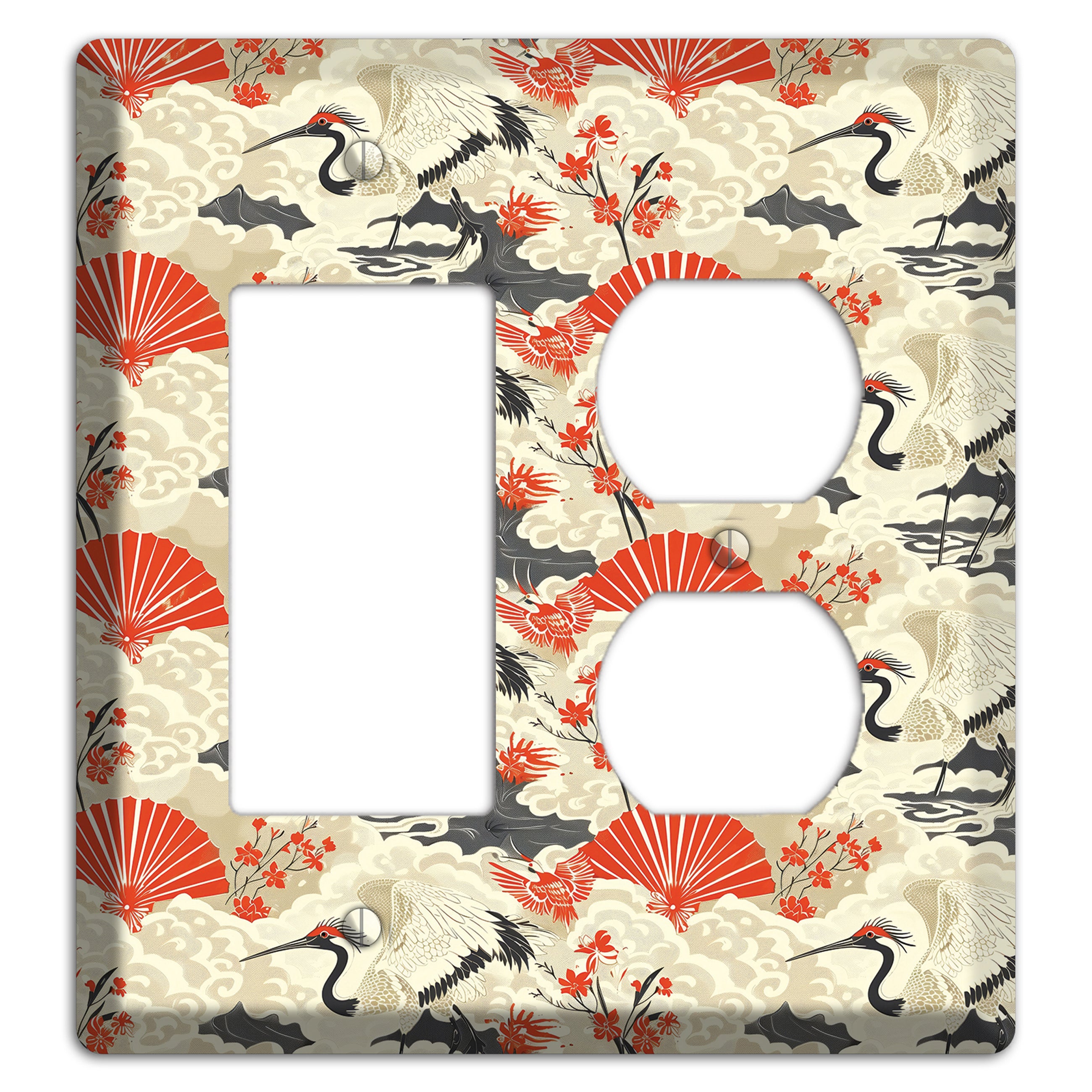 Vermillion Mist Reverie Rocker / Duplex Wallplate