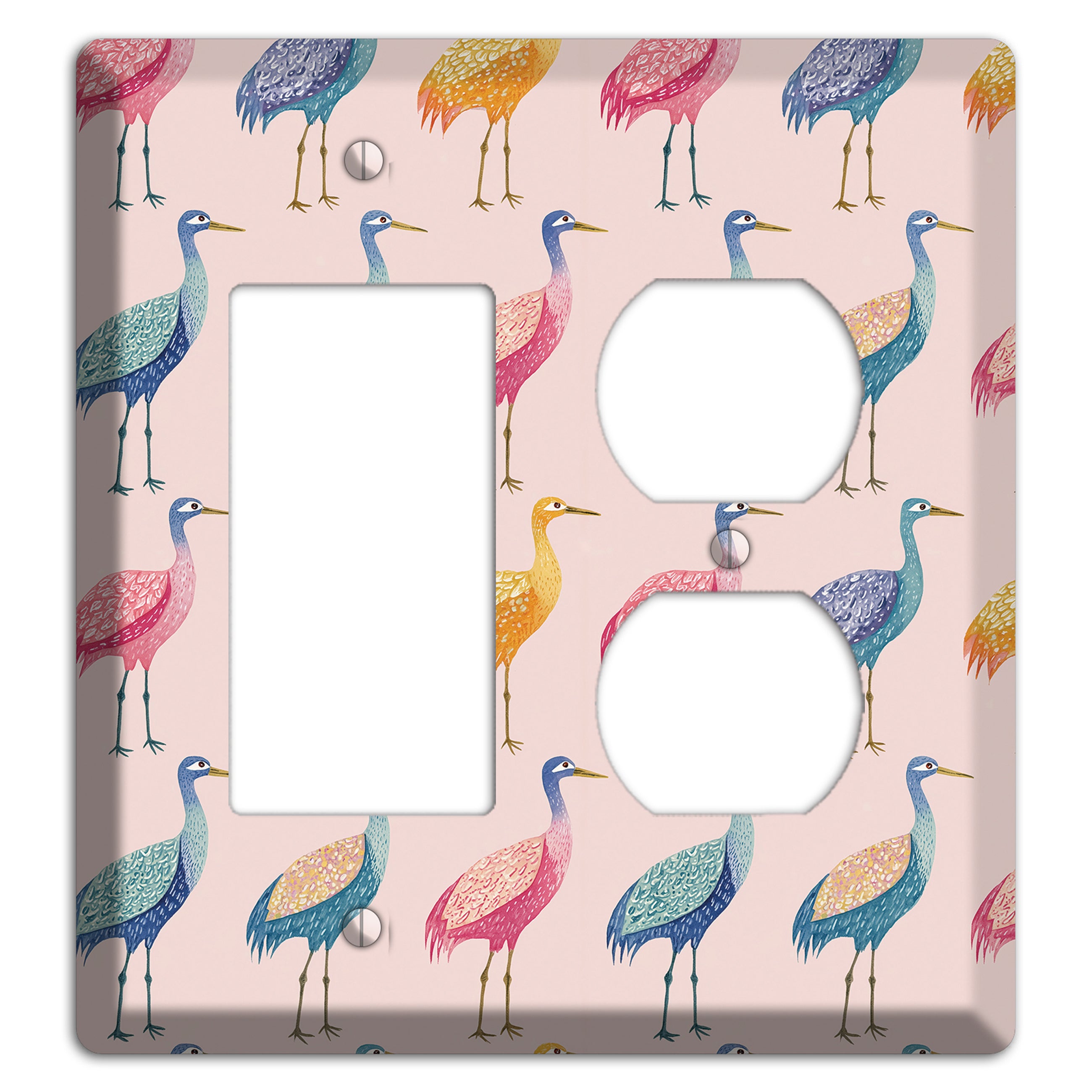 Rainbow Marsh Parade Rocker / Duplex Wallplate