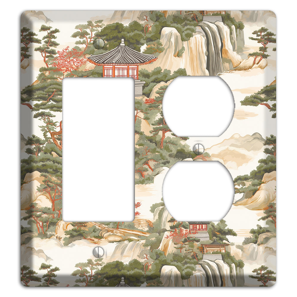 Mountain Pavilion Mist Rocker / Duplex Wallplate