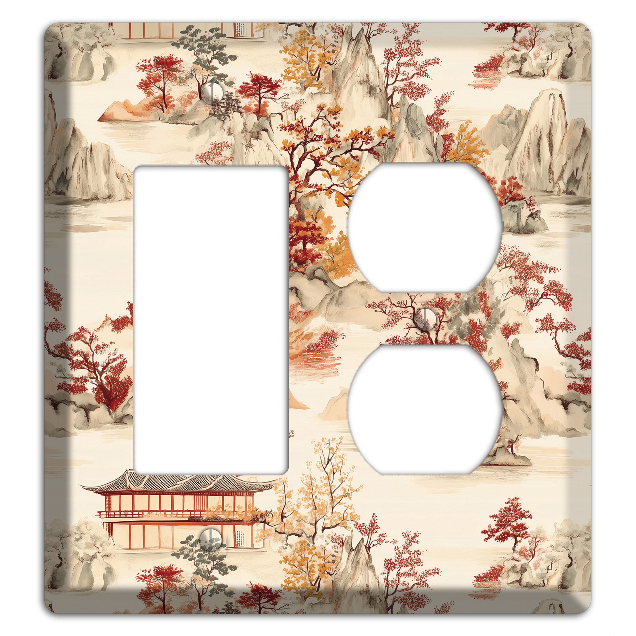 Mountain Autumn Reverie Rocker / Duplex Wallplate