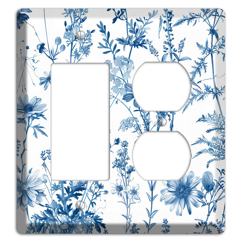 Meadow Pressed Blue Rocker / Duplex Wallplate