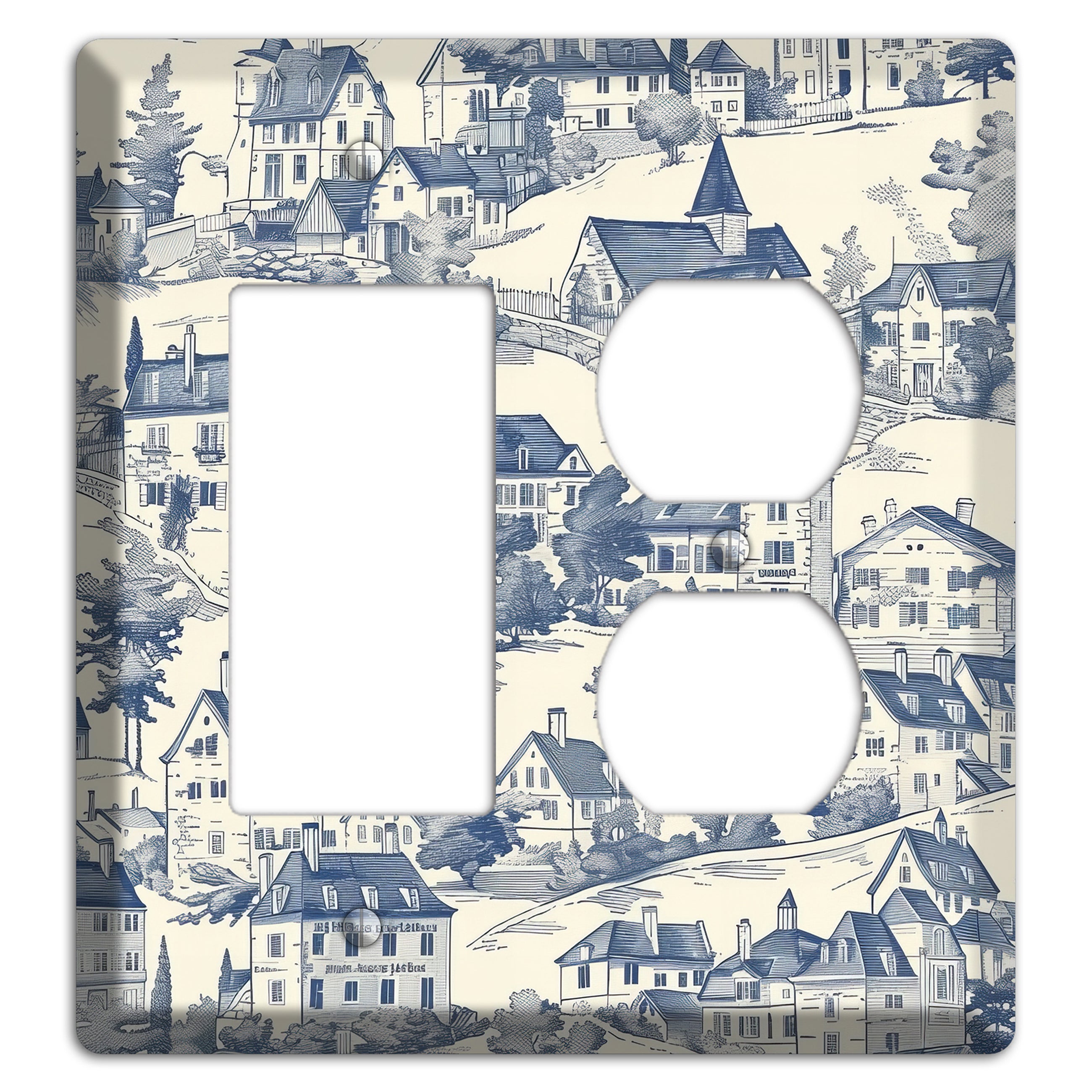 Village Chronicle Rocker / Duplex Wallplate