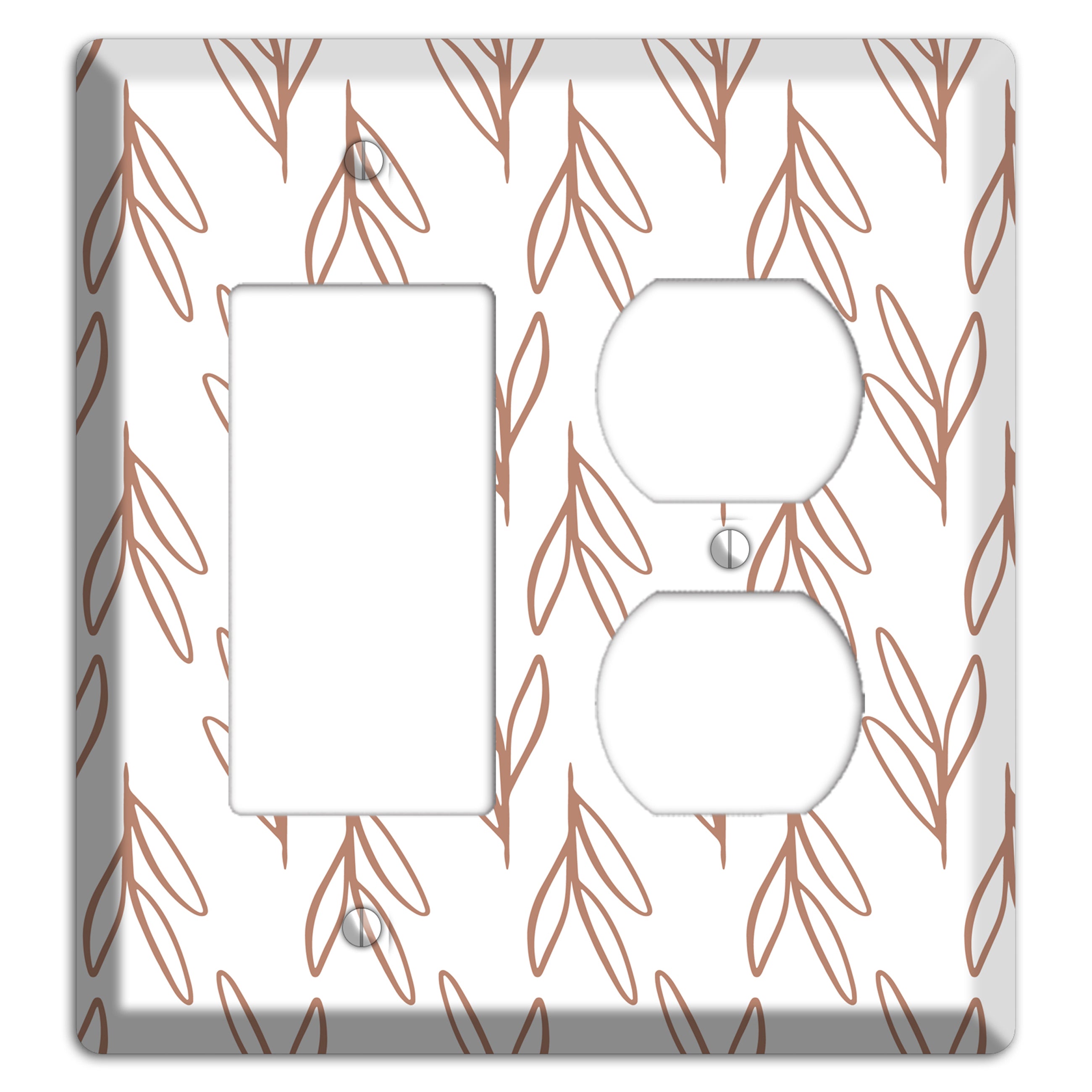 Whisper & Stem Rocker / Duplex Wallplate