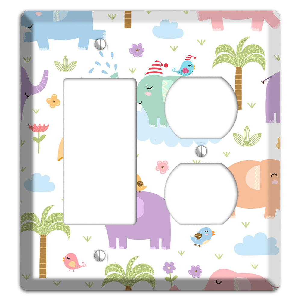Elephant Dreams Rocker / Duplex Wallplate