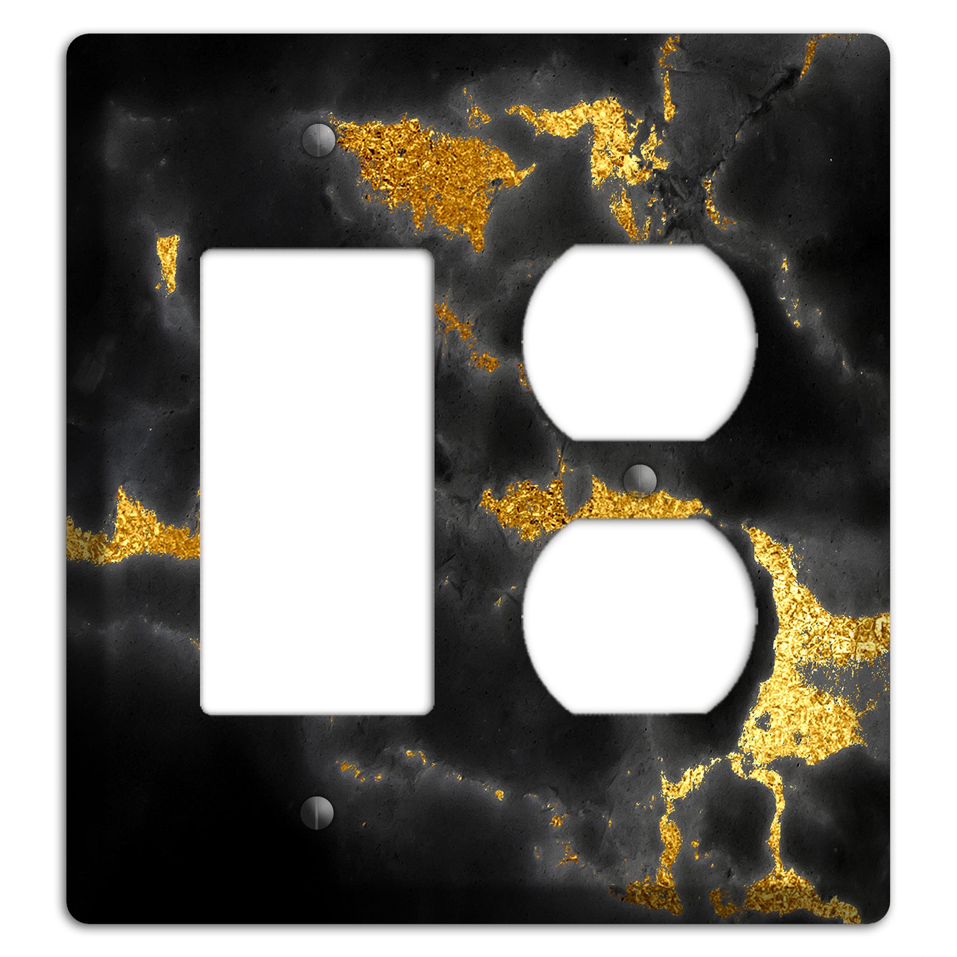 Equator Marble Rocker / Duplex Wallplate