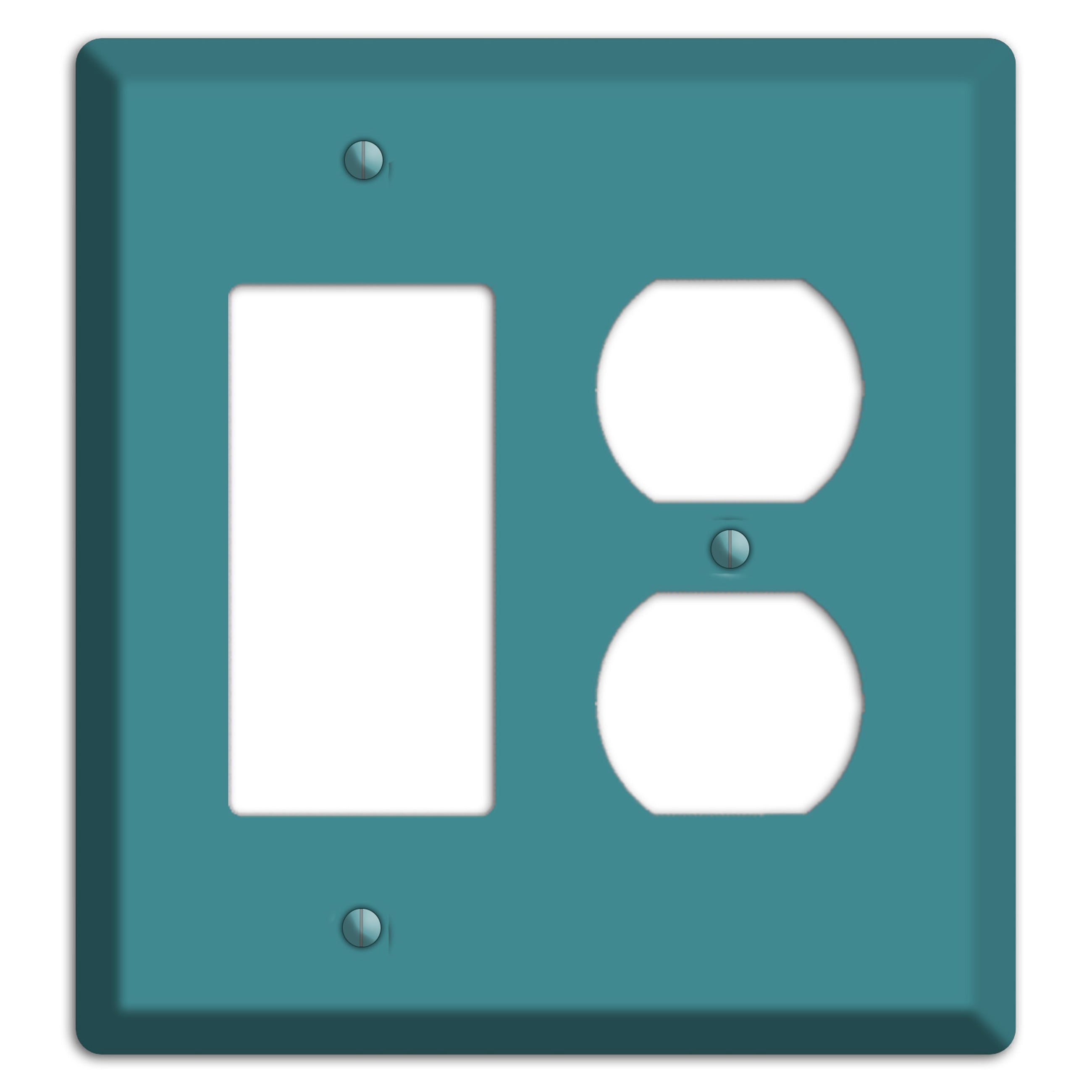 Baxter Turqouise Rocker / Duplex Wallplate
