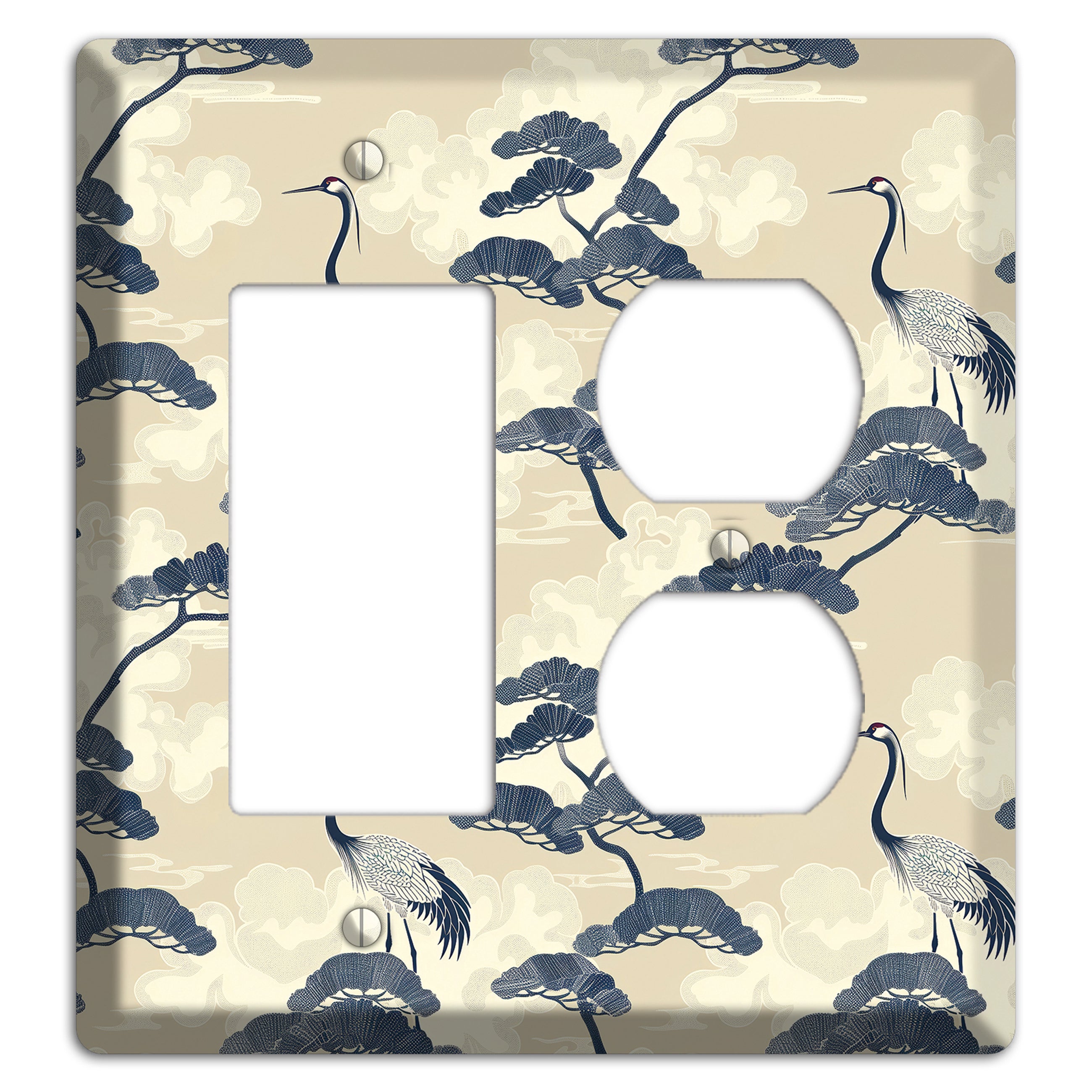 Indigo Pine Serenity Rocker / Duplex Wallplate