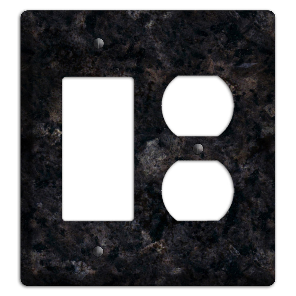 Ubatuba Granite Rocker / Duplex Wallplate