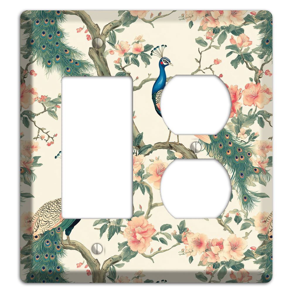 Imperial Plumage Garden Rocker / Duplex Wallplate