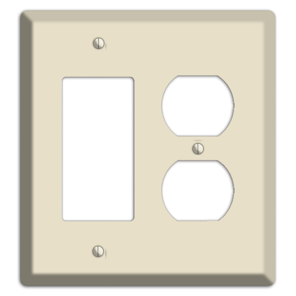 Baxter Ivory Cream Rocker / Duplex Wallplate