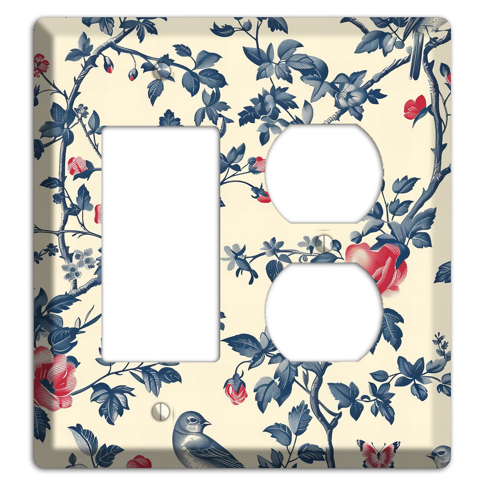 Songbirds & Thorns Rocker / Duplex Wallplate